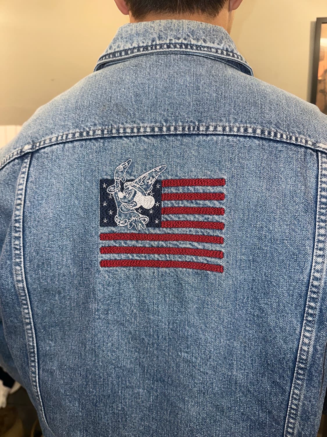 90‘s Iceberg disney American flags denim 상품이미지3