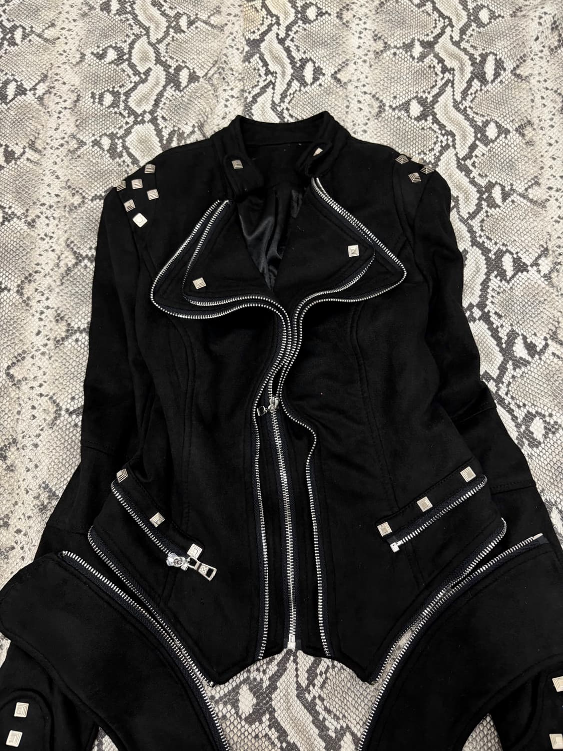 00’s Rare Design Zipper&Stud Detail demo 상품이미지6