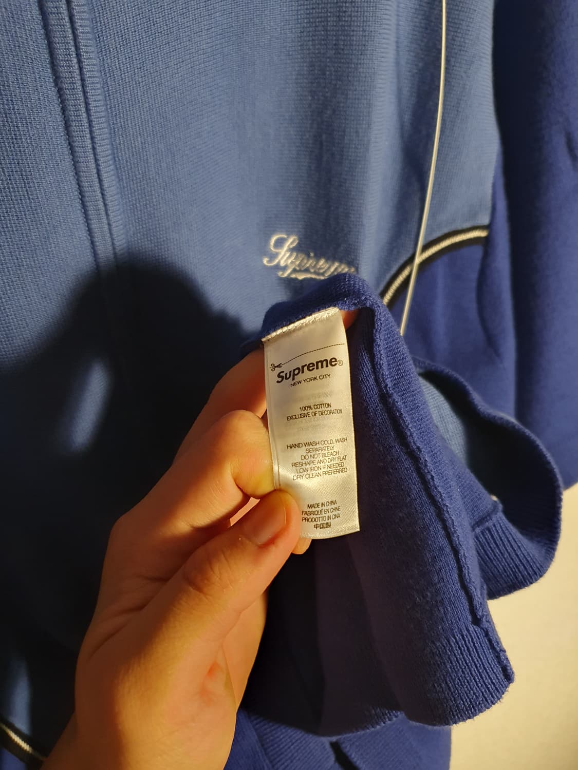 Supreme 23fw piping kint zipup 상품이미지5
