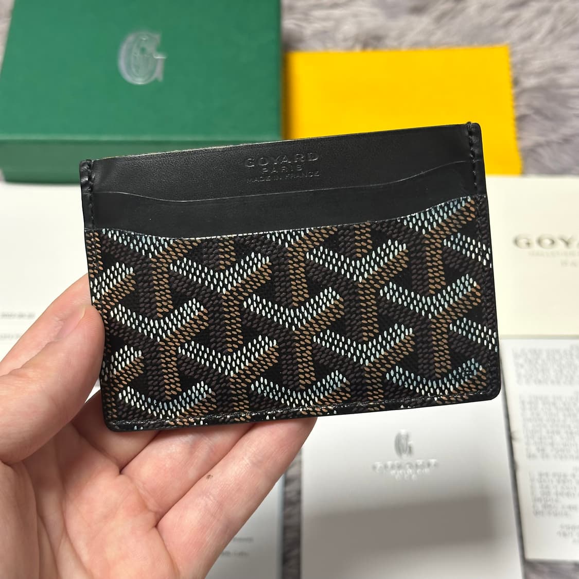 [풀구성] 고야드 생쉴피스 카드지갑 블랙 상품이미지2