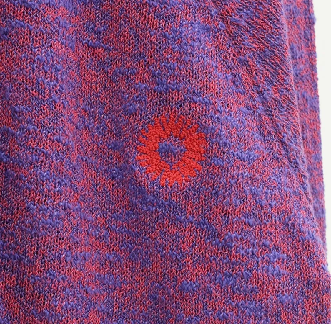 페블 니티드 집업 (레드-퍼플) 상품이미지3