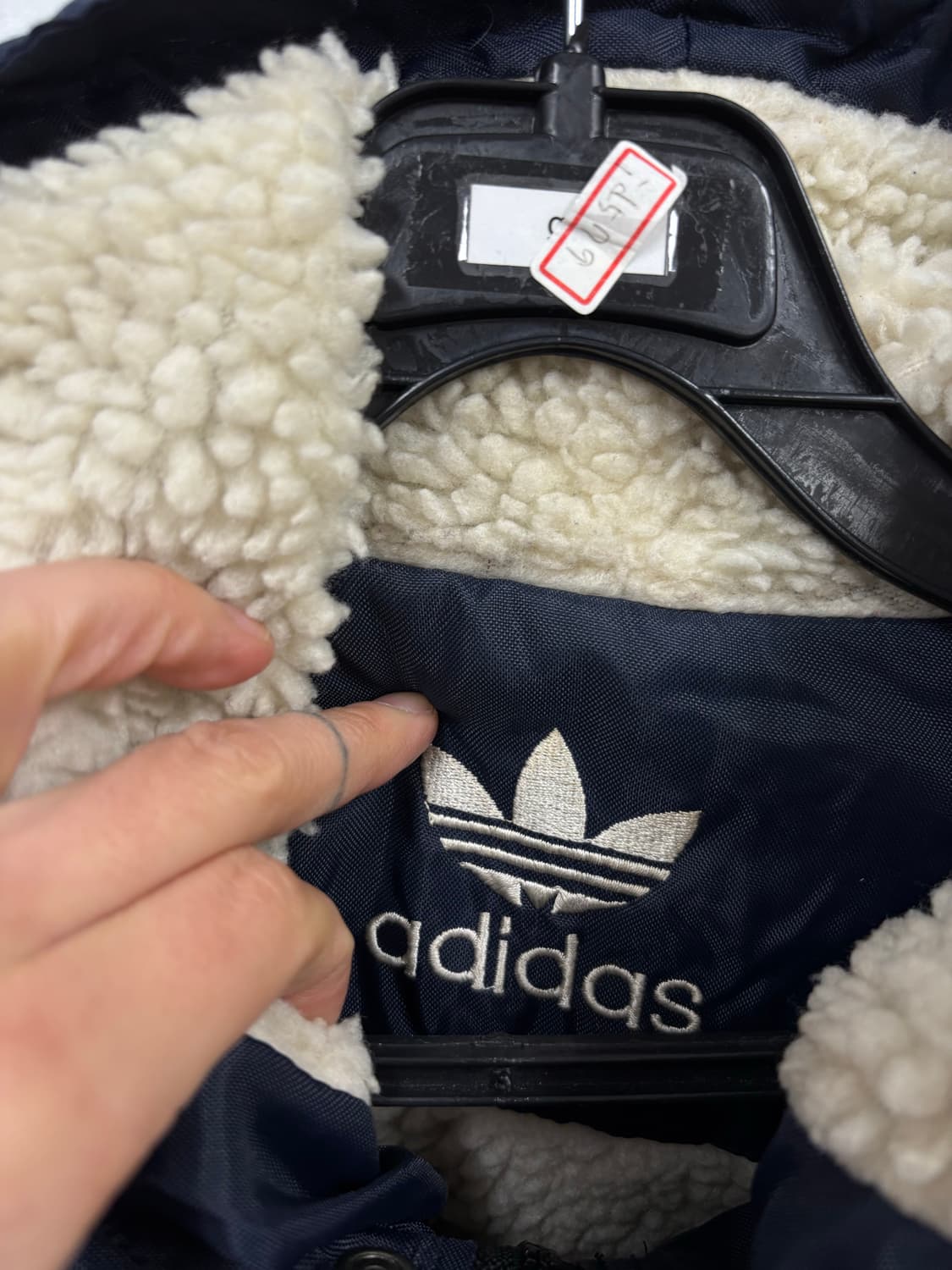 아디다스 올드스쿨 백로고 양털코트 상품이미지5