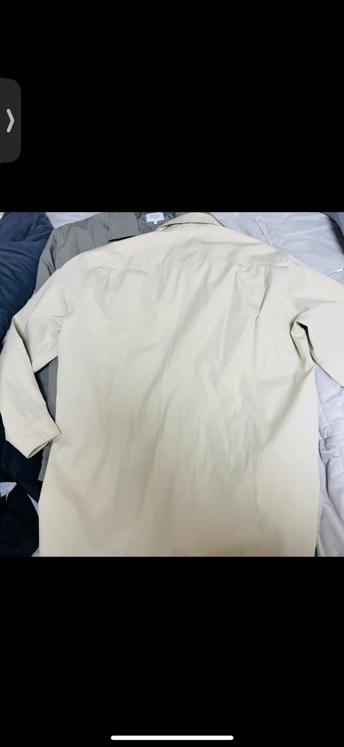 르메르 22fw 웨스턴 오버핏 셔츠 밀리터리 포켓  XL 상품이미지3