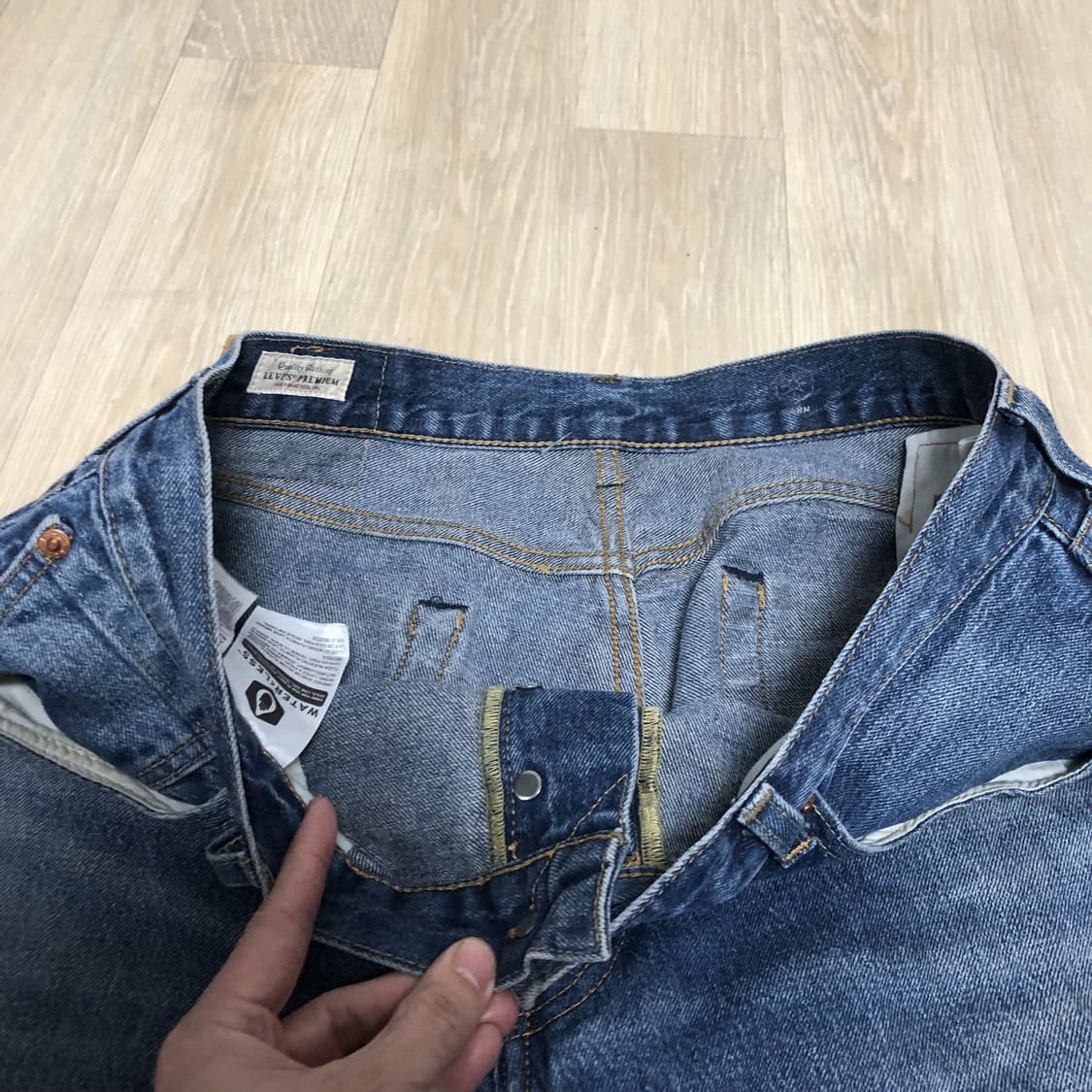 (34) 리바이스 Levi's 501 93 스트레이트핏 중청 데님 상품이미지7