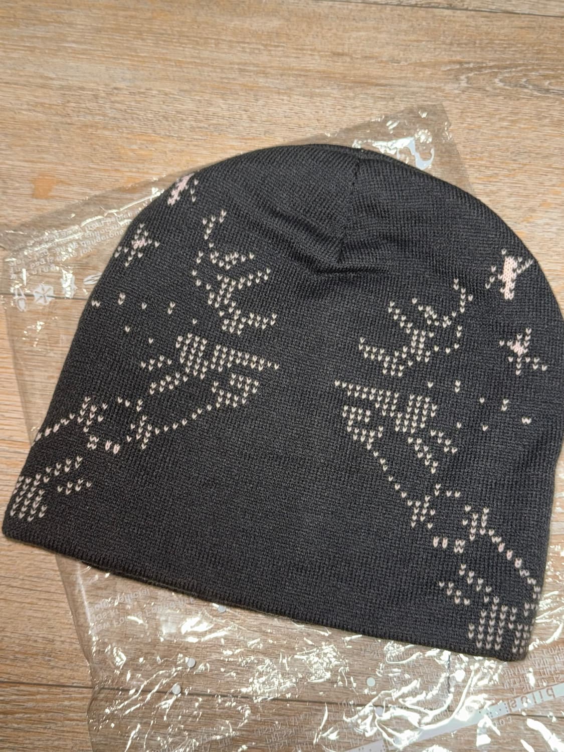 오호스 리버시블 비니 차콜 상품이미지3