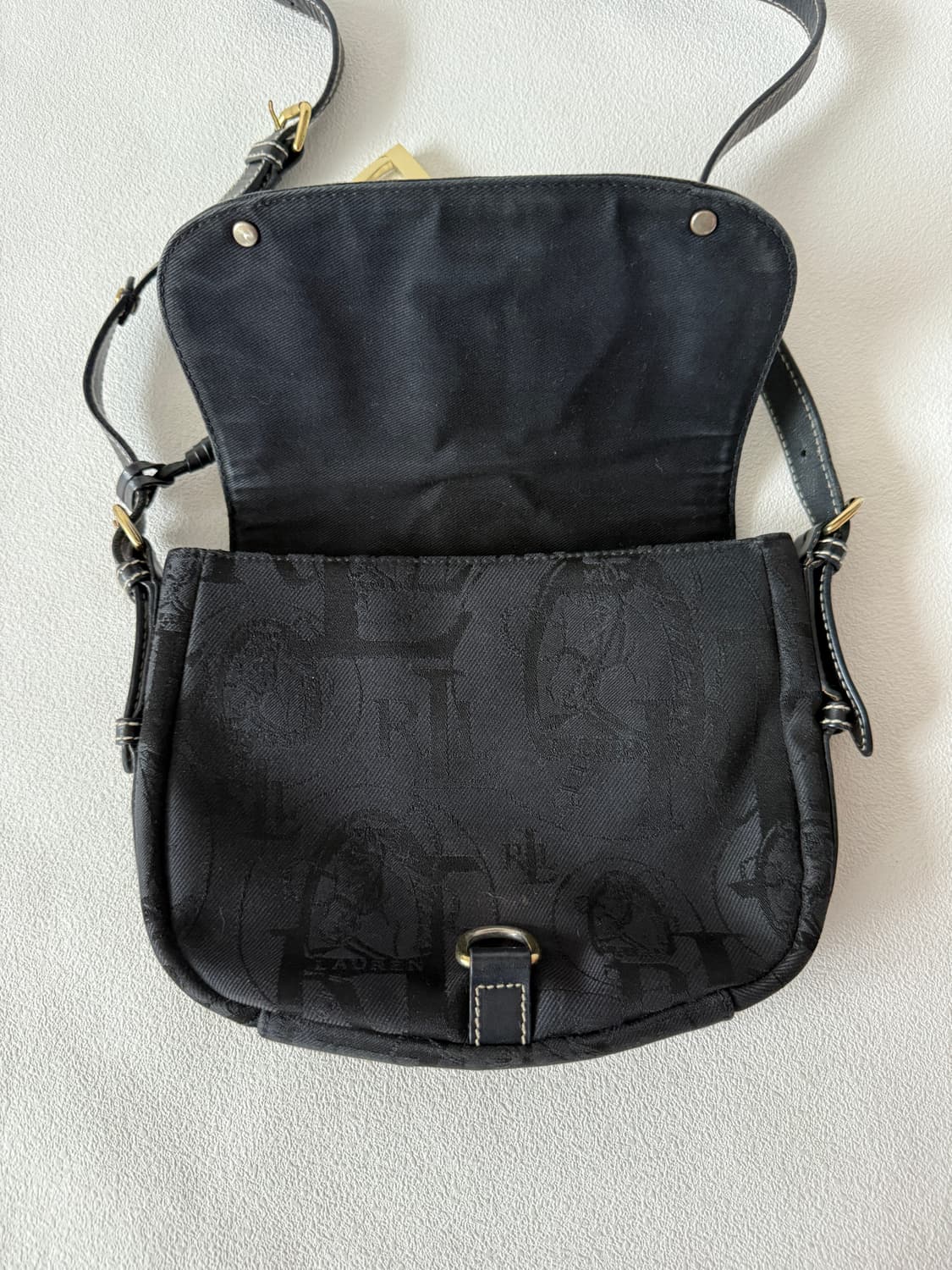 랄프로렌(Ralph Lauren) 원단 레더 크로스백 상품이미지5