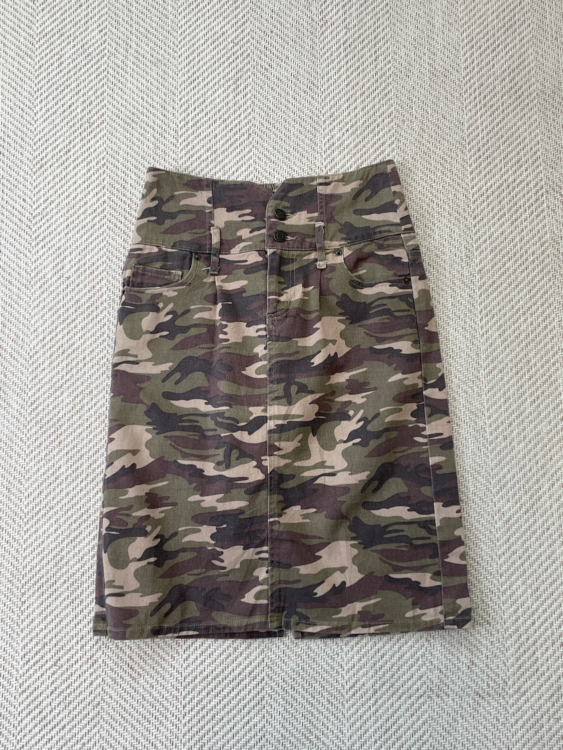 빈티지 밀리터리 카모 스커트 J03908 상품이미지6