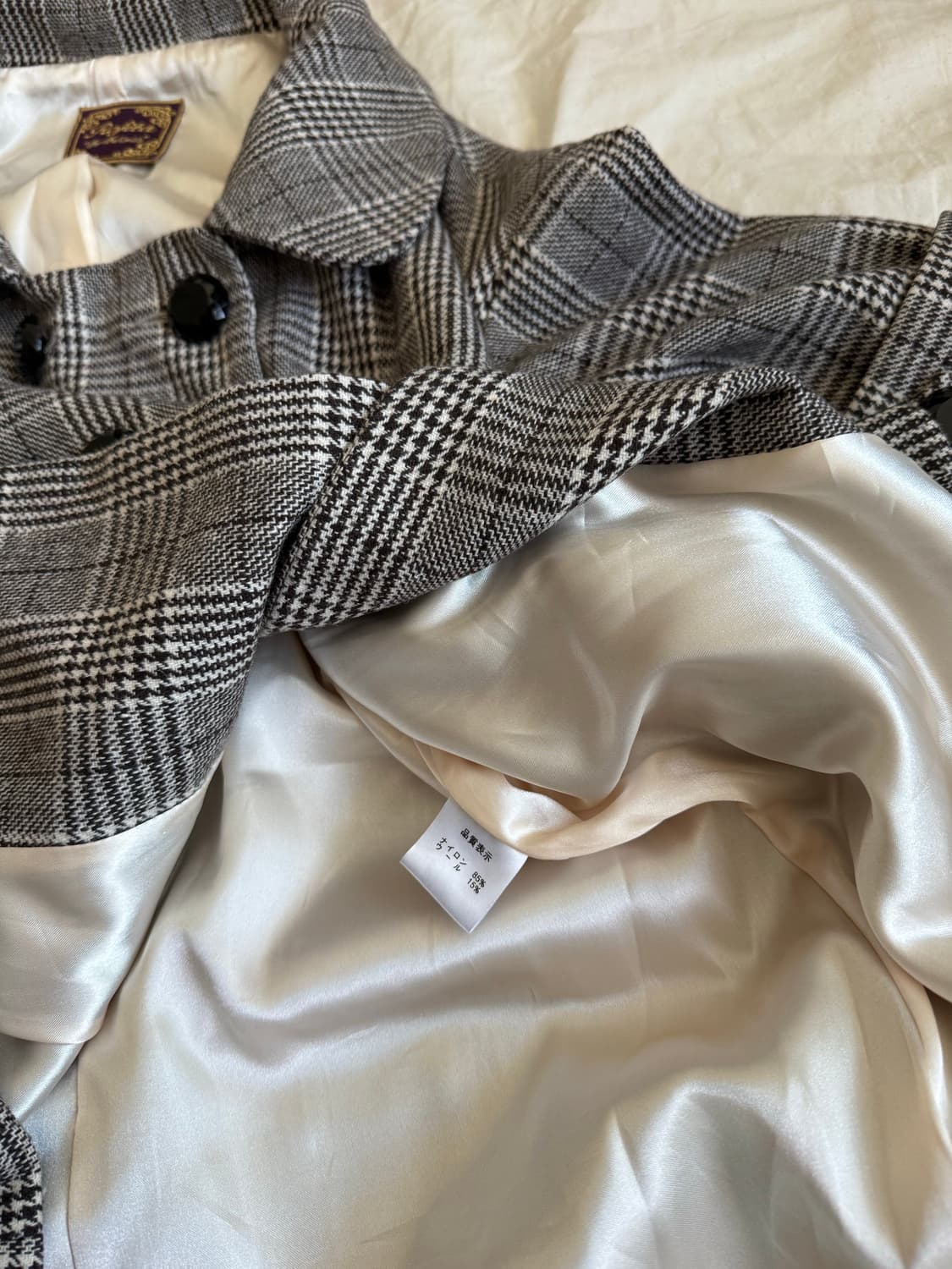 로지타 모카라떼 갸루 울 케이프 코트 상품이미지5