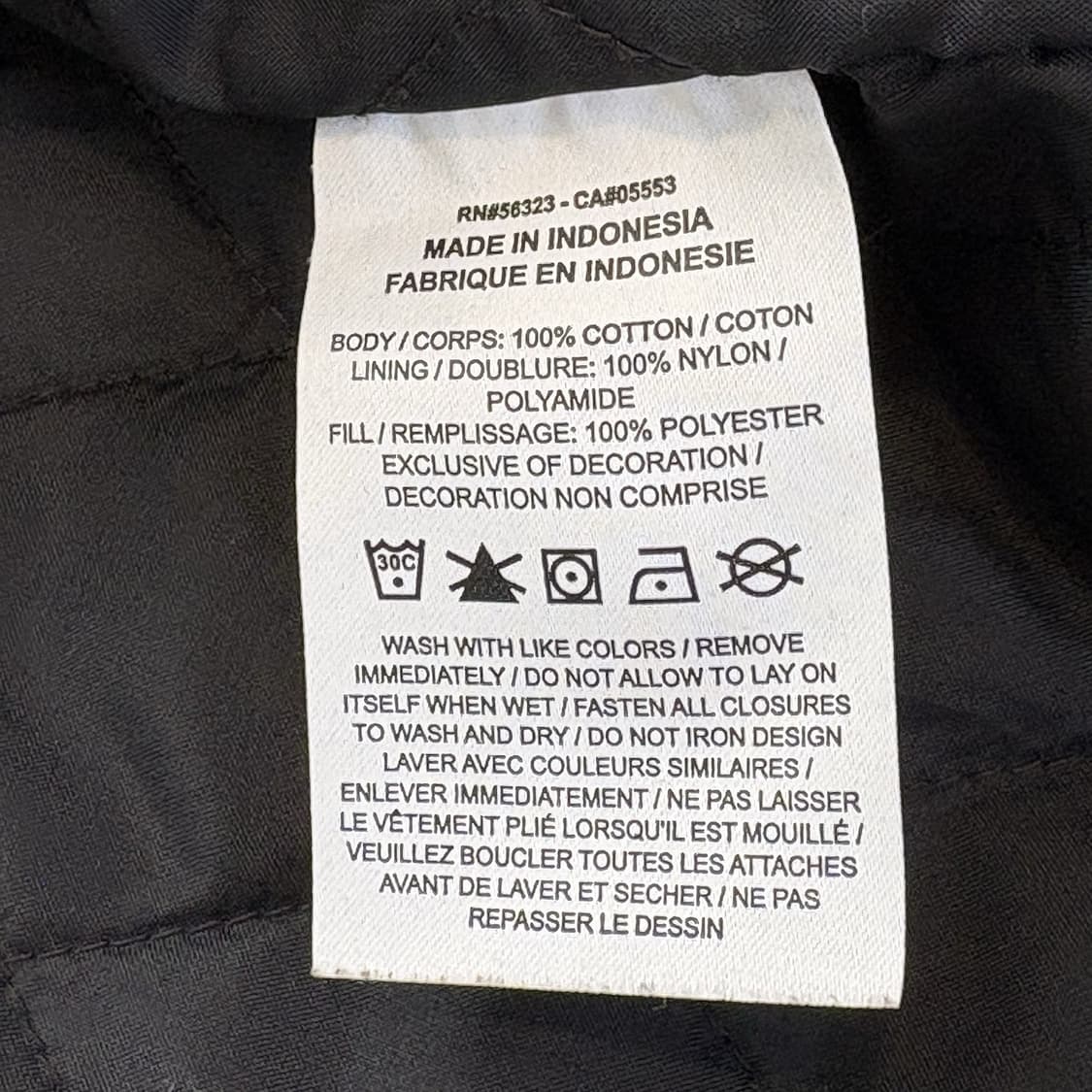 슈프림 x 나이키 아크 코듀로이 후드집업 블랙 상품이미지9