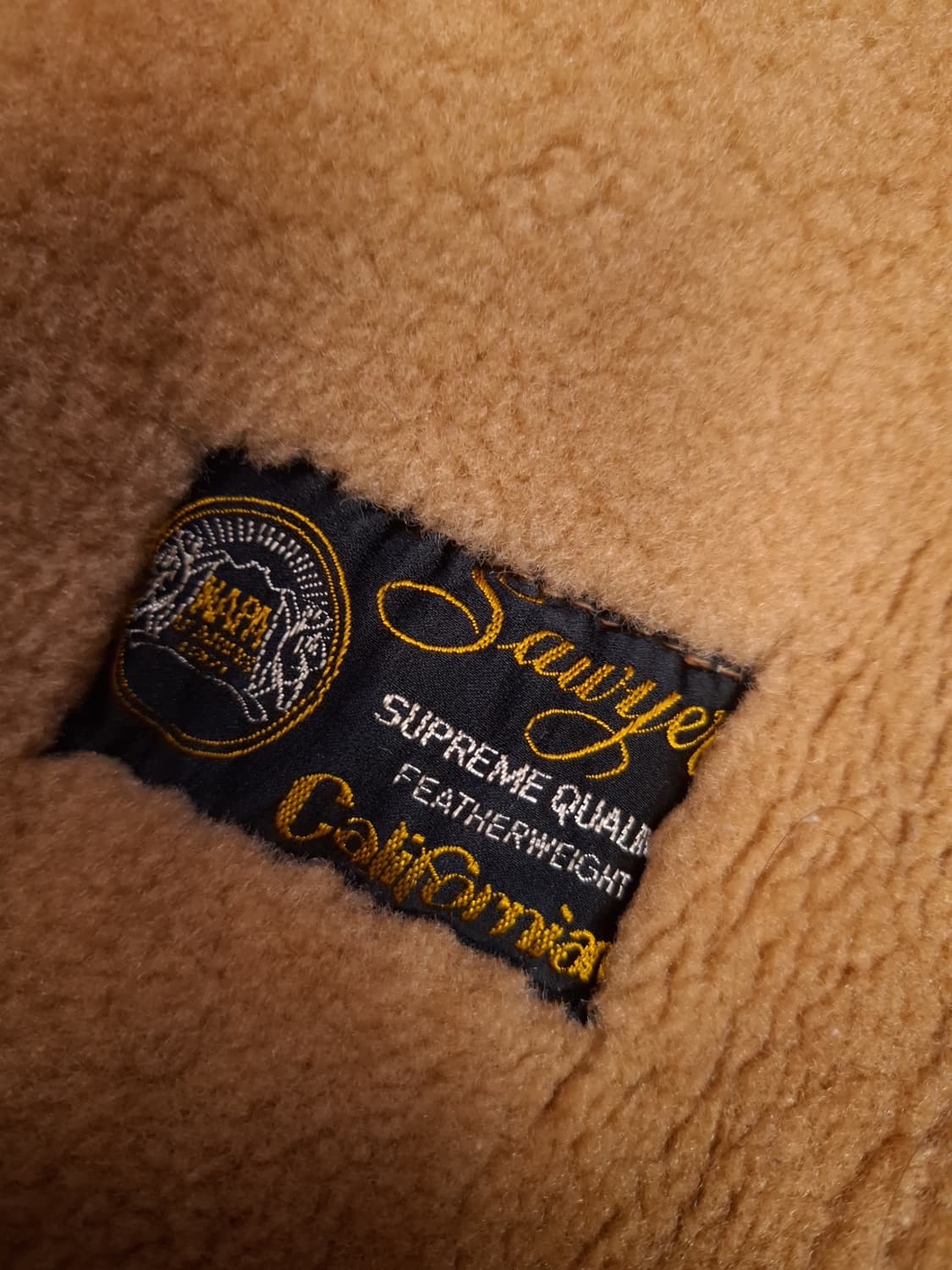 오리지날 80's 미국제조  Sawyer 리얼레더 무스탕 상품이미지2