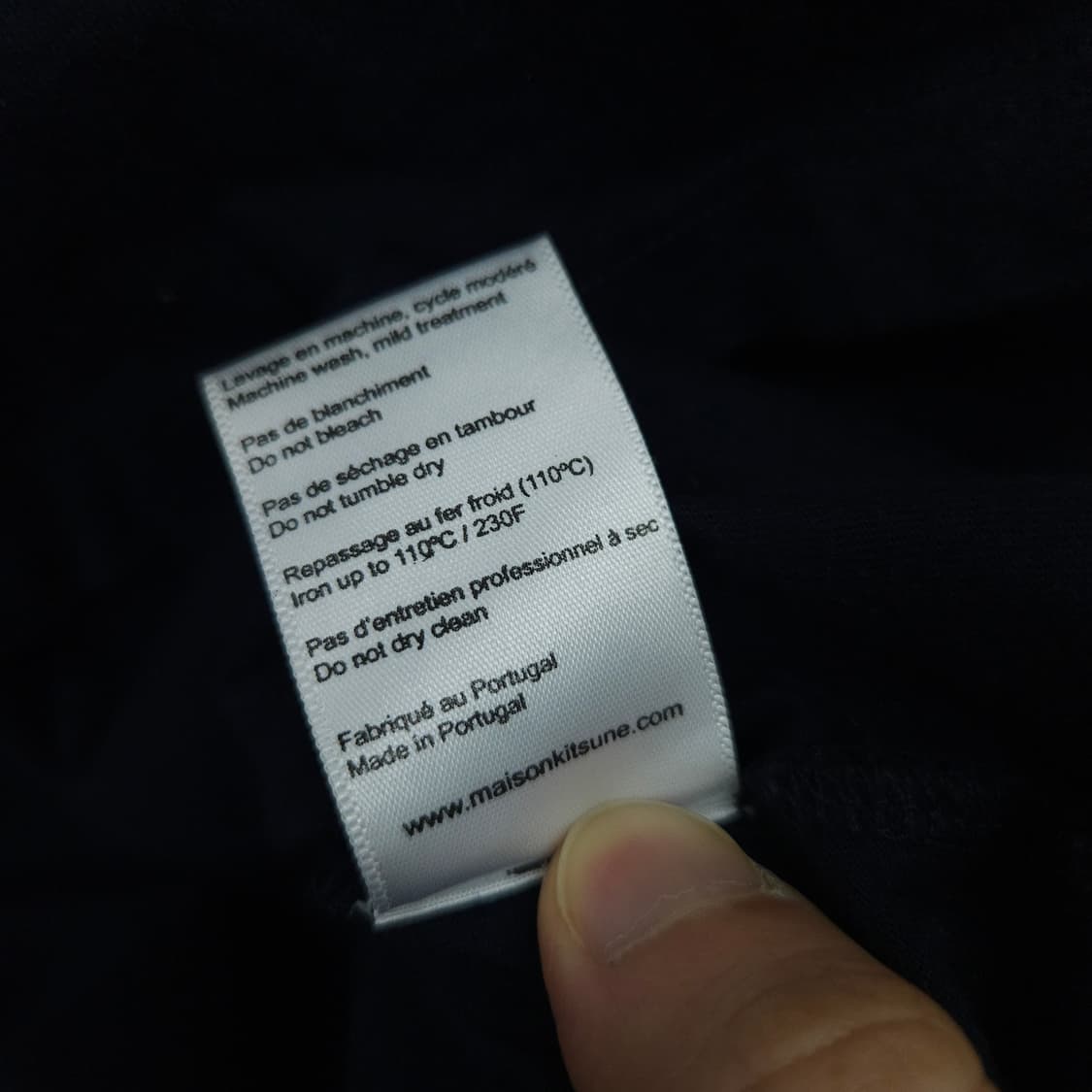 메종키츠네 트리컬러 반팔티 L 상품이미지5