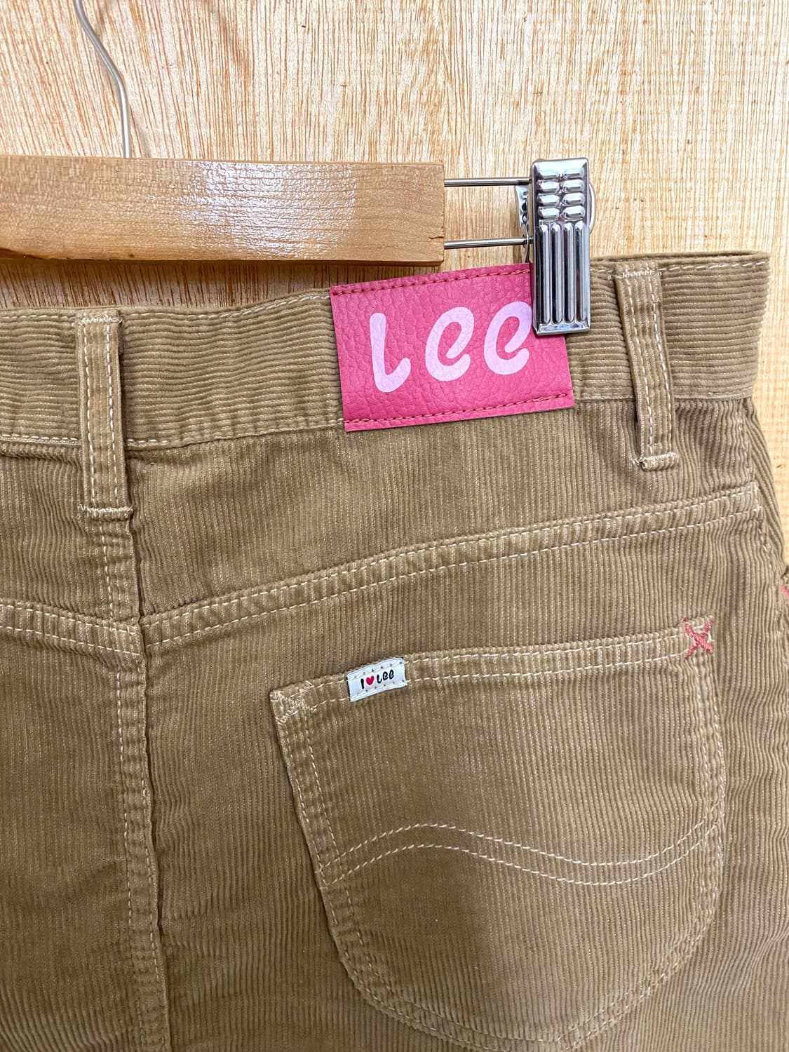 LEE x EARTH music & ecology corduroy skt 상품이미지7