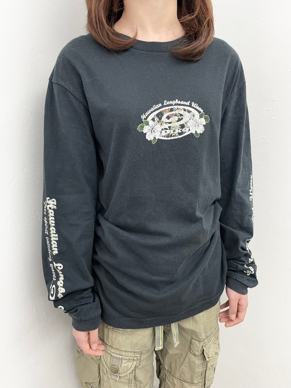 피코 하와이안 프린팅 롱슬리브 상품이미지4