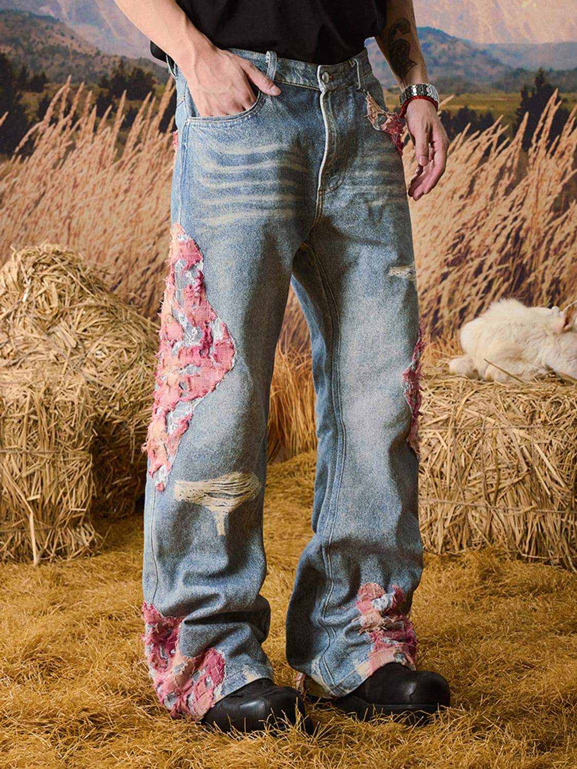 Yad Crue 캐쥬얼 팬츠 상품이미지2