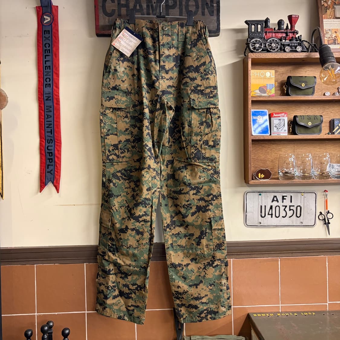 미해병대 오리지널 USMC MARPAT 전투복 팬츠 S-L 데드스탁 상품이미지1