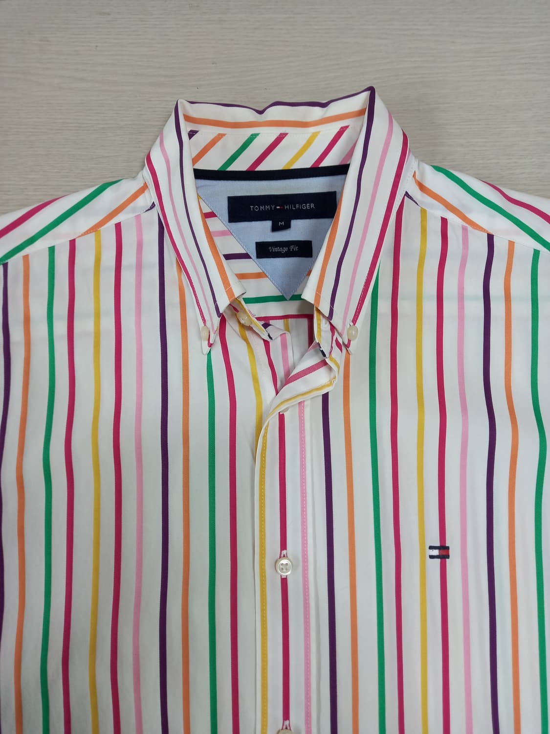 M95-L100 Tommy&Hilfiger 반팔셔츠 레이보우 L-693 상품이미지3