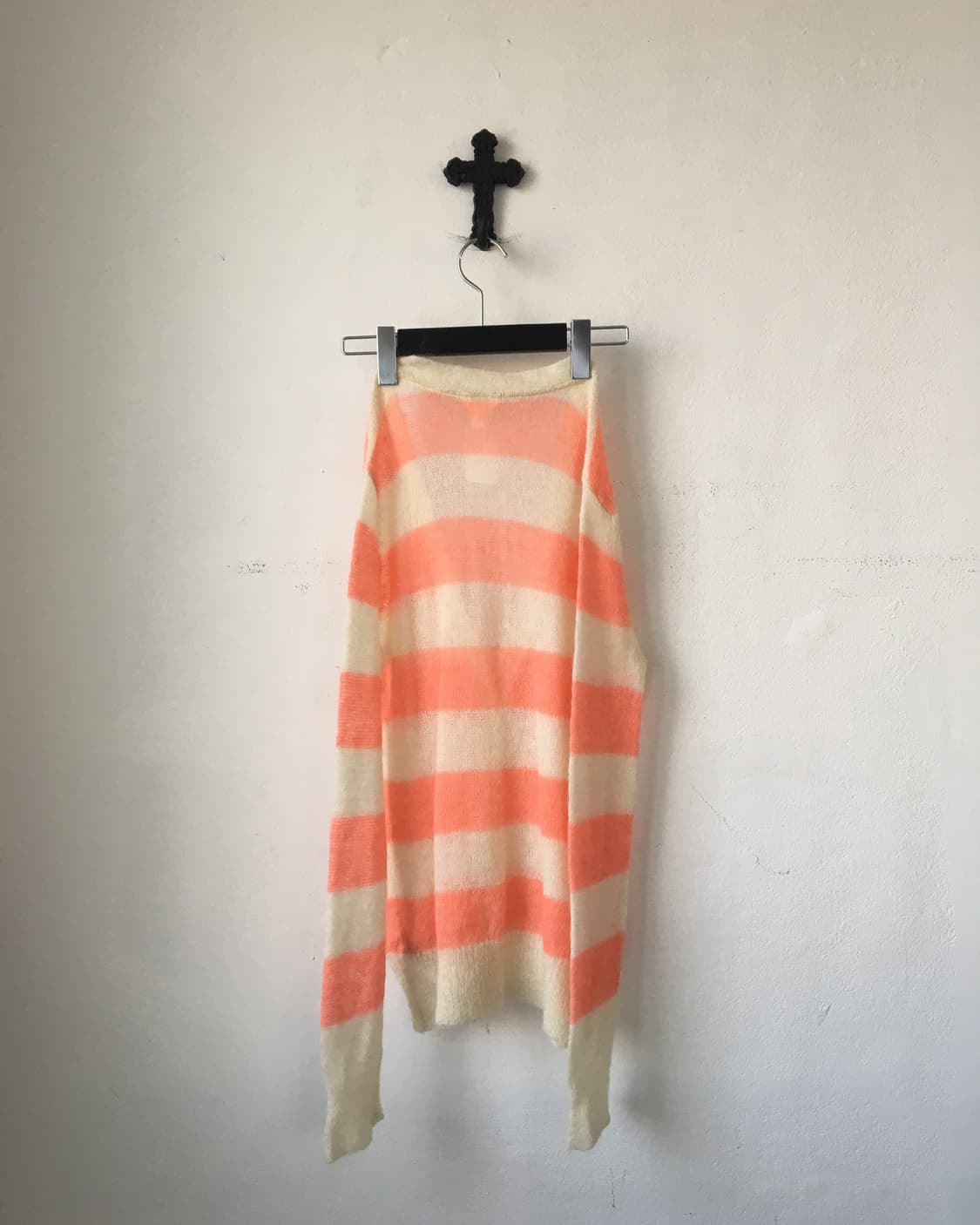 Stripe pattern knit cardigan 상품이미지3