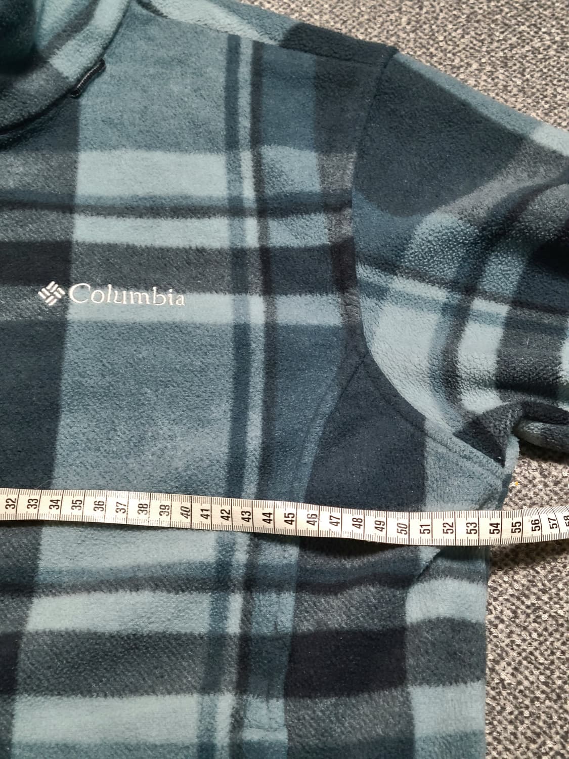 콜롬비아 체크 후리스 XL 상품이미지4