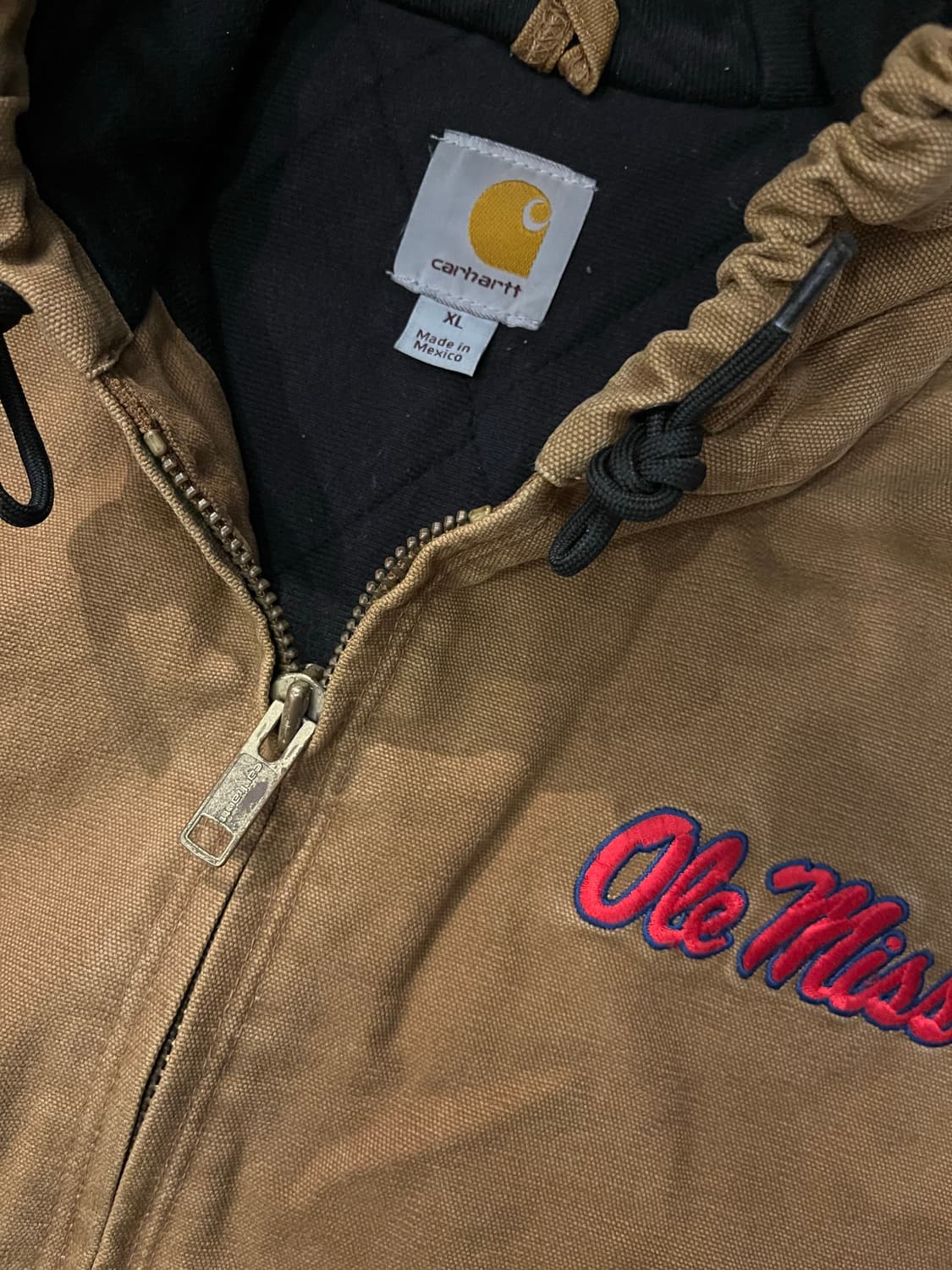 빈티지 칼하트 엑티브자켓 카멜 상품이미지3