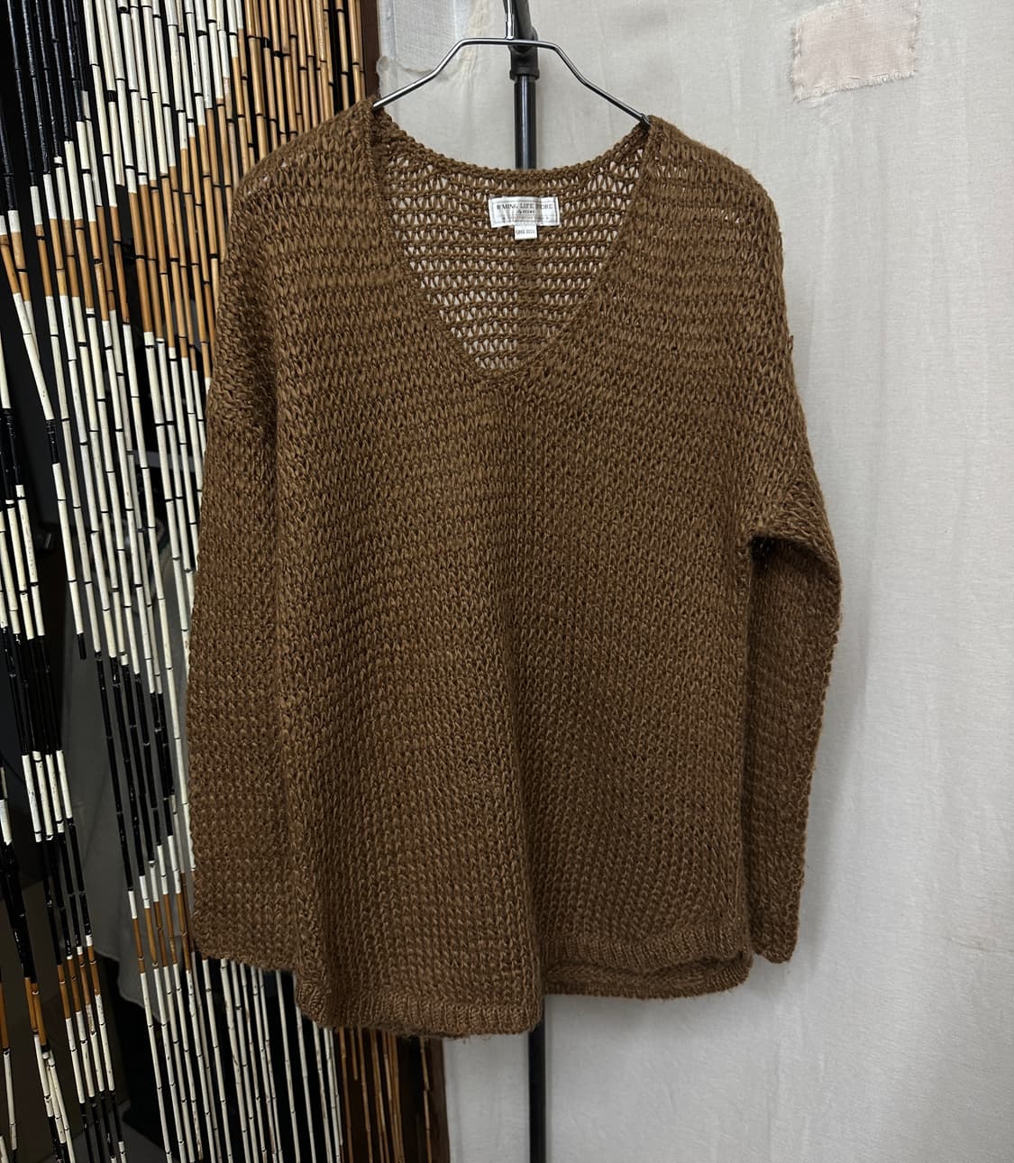 b:ming by beams brown knit 상품이미지2