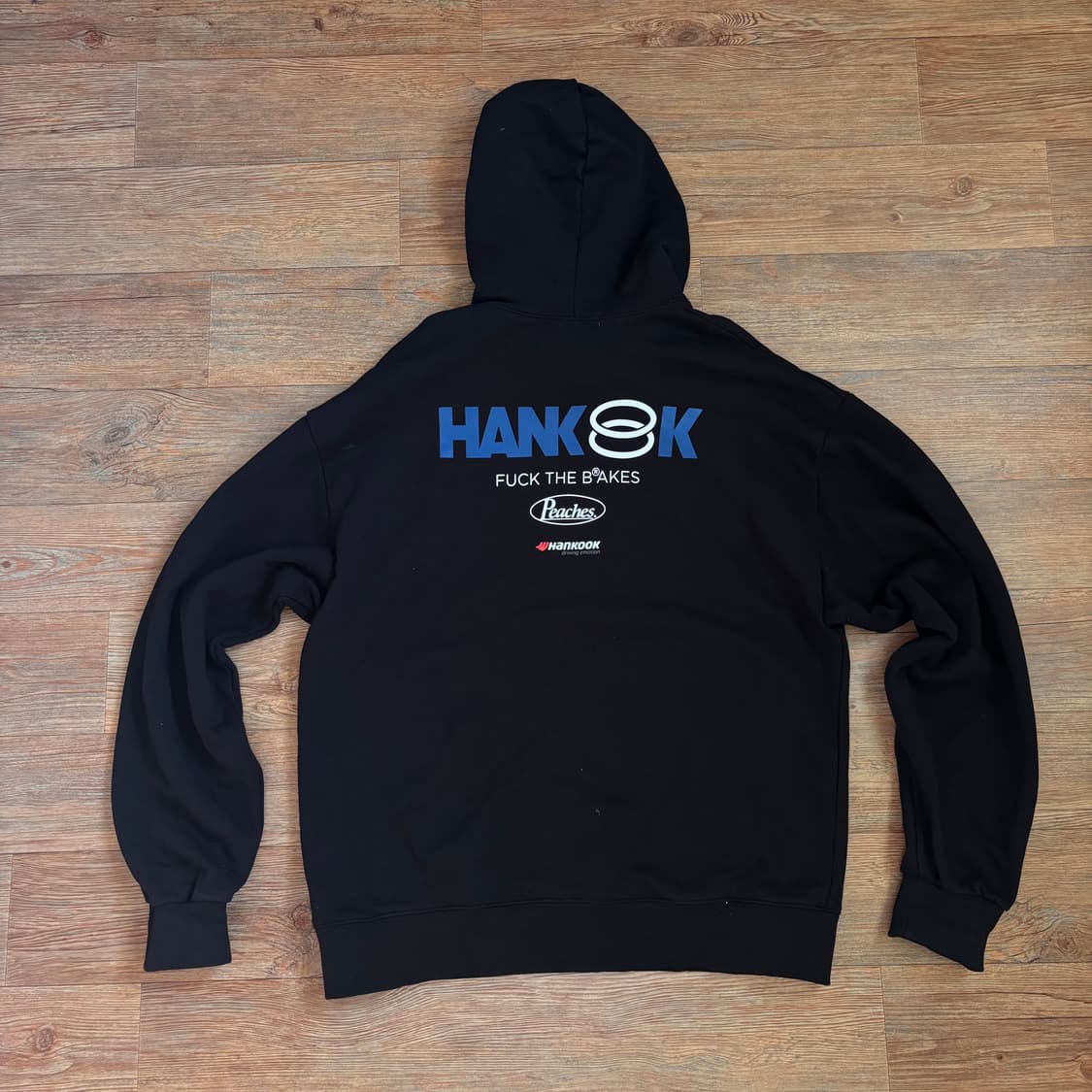 한국타이어 피치스 레이싱 후드 티셔츠 L 루즈핏 레이싱 크루 상품이미지5