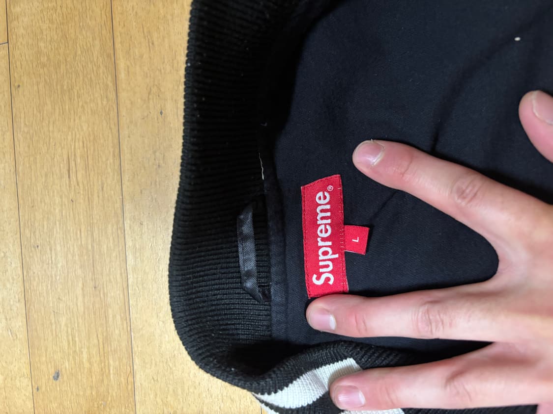 슈프림 x rap a lot records 콜라보 바시티 자켓  상품이미지4