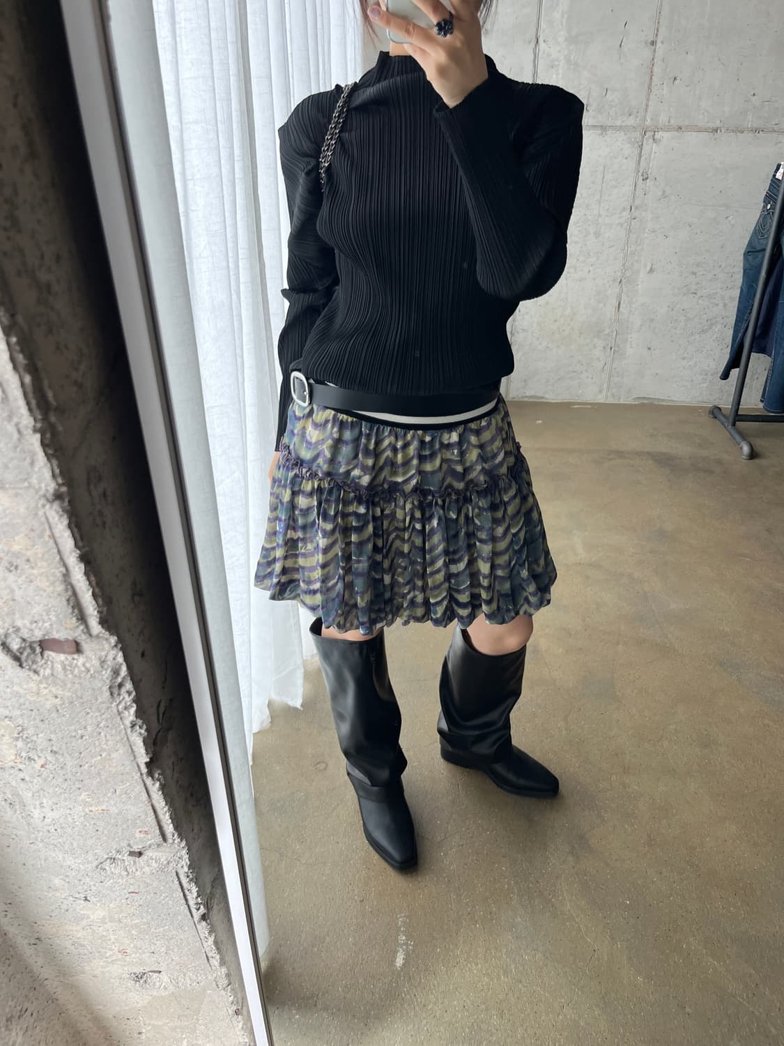 워터컬러 패턴 큐롯 팬츠 상품이미지8