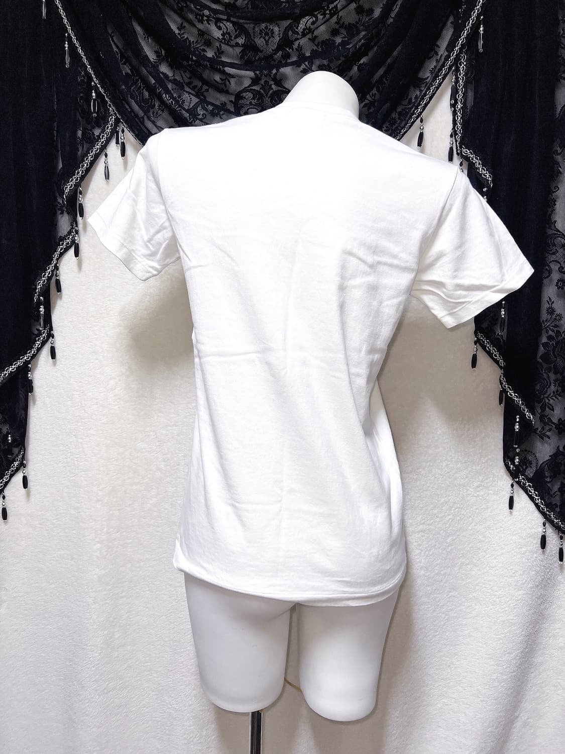 아무로나미에 티아라 프린팅 반팔티셔츠 갸루 펑크 헤이세이 시부야 핀터 상품이미지7