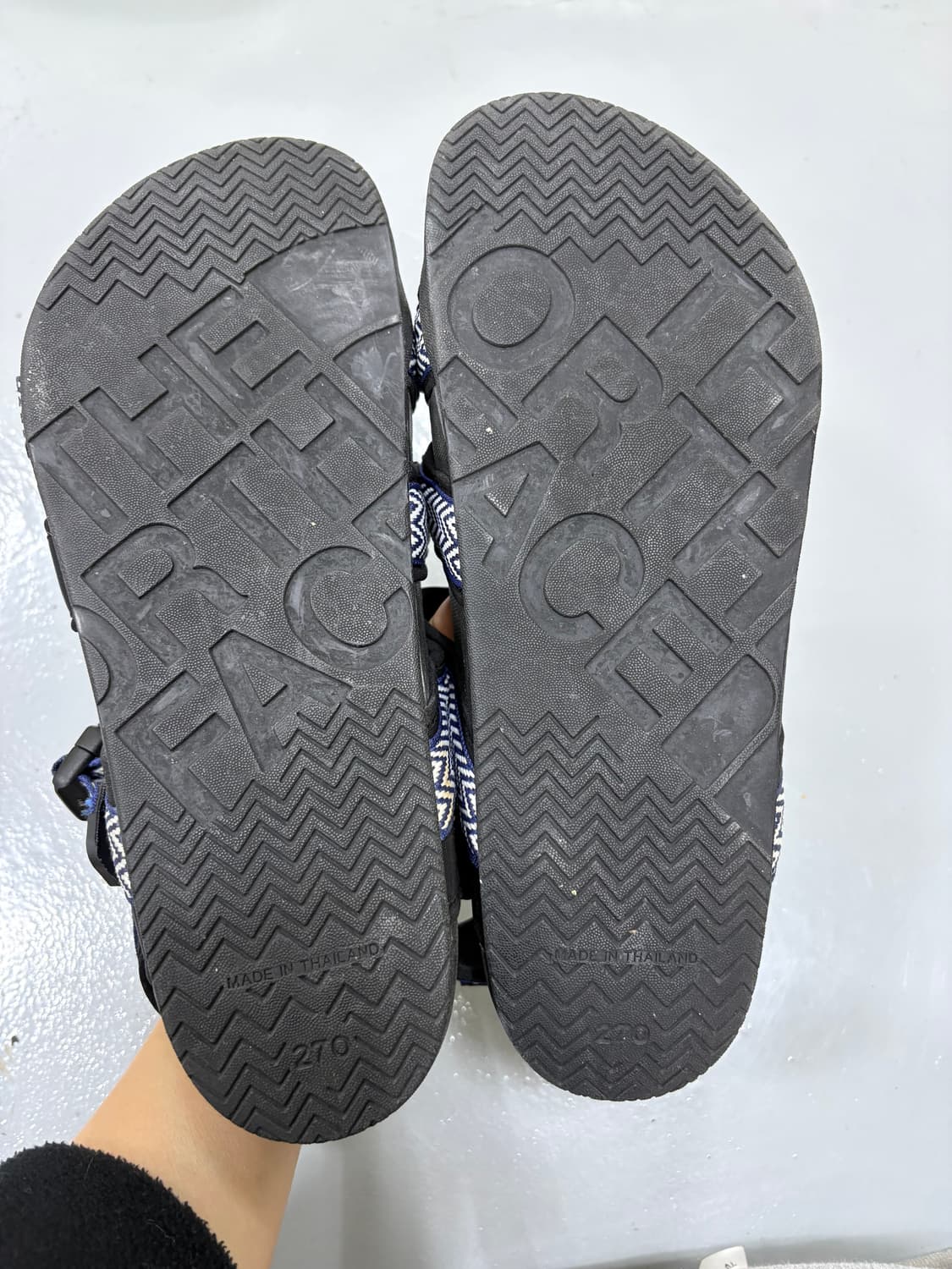 27CM 노스페이스 캠프리판 샌들 블루 0304J 상품이미지6