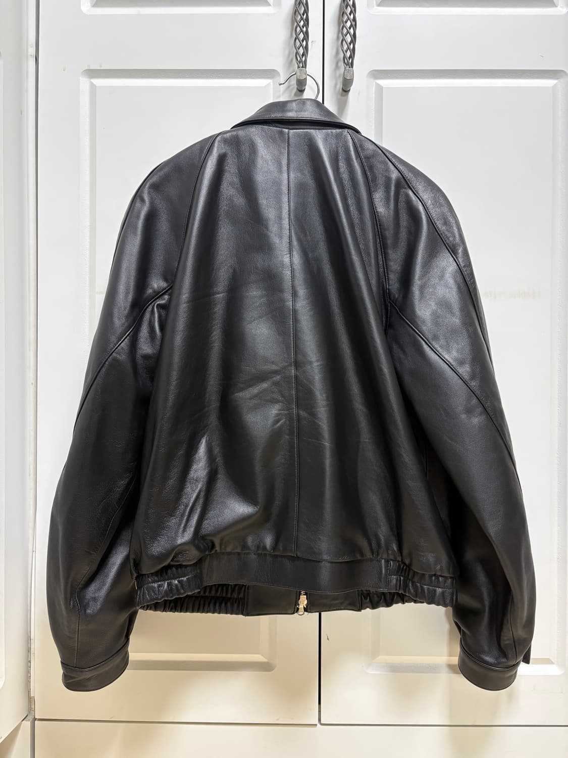 Mudule Appendix 레더 블루종 2사이즈 블랙 상품이미지3