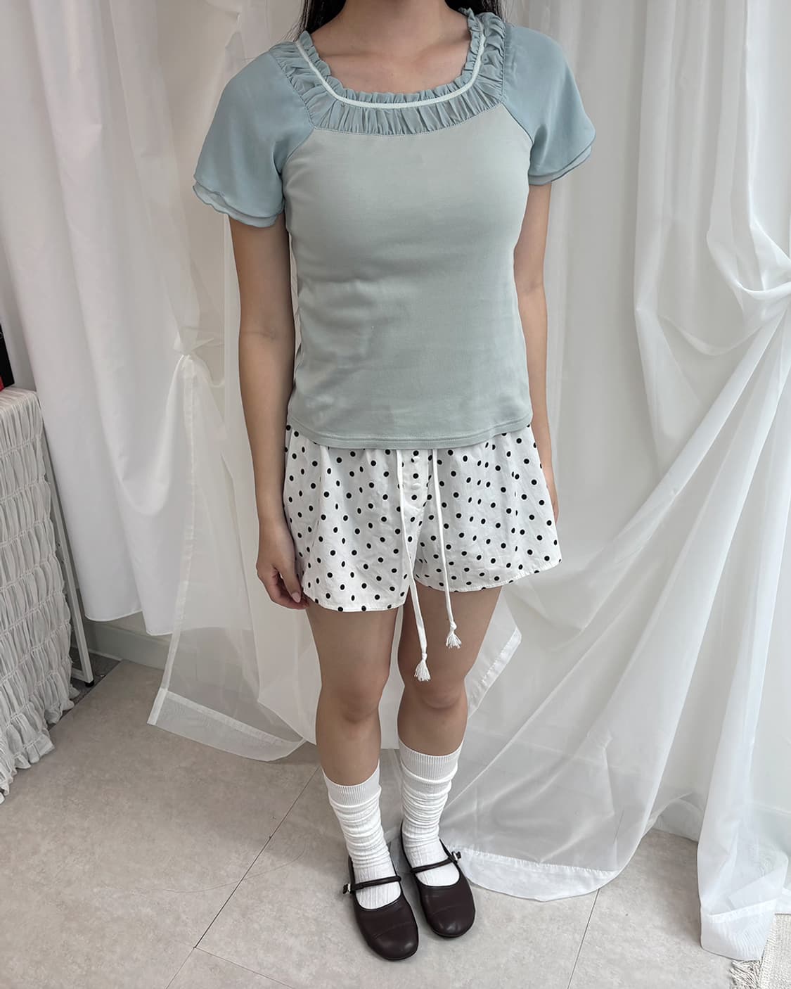 ILC ash mint blouse t-shirt 상품이미지8