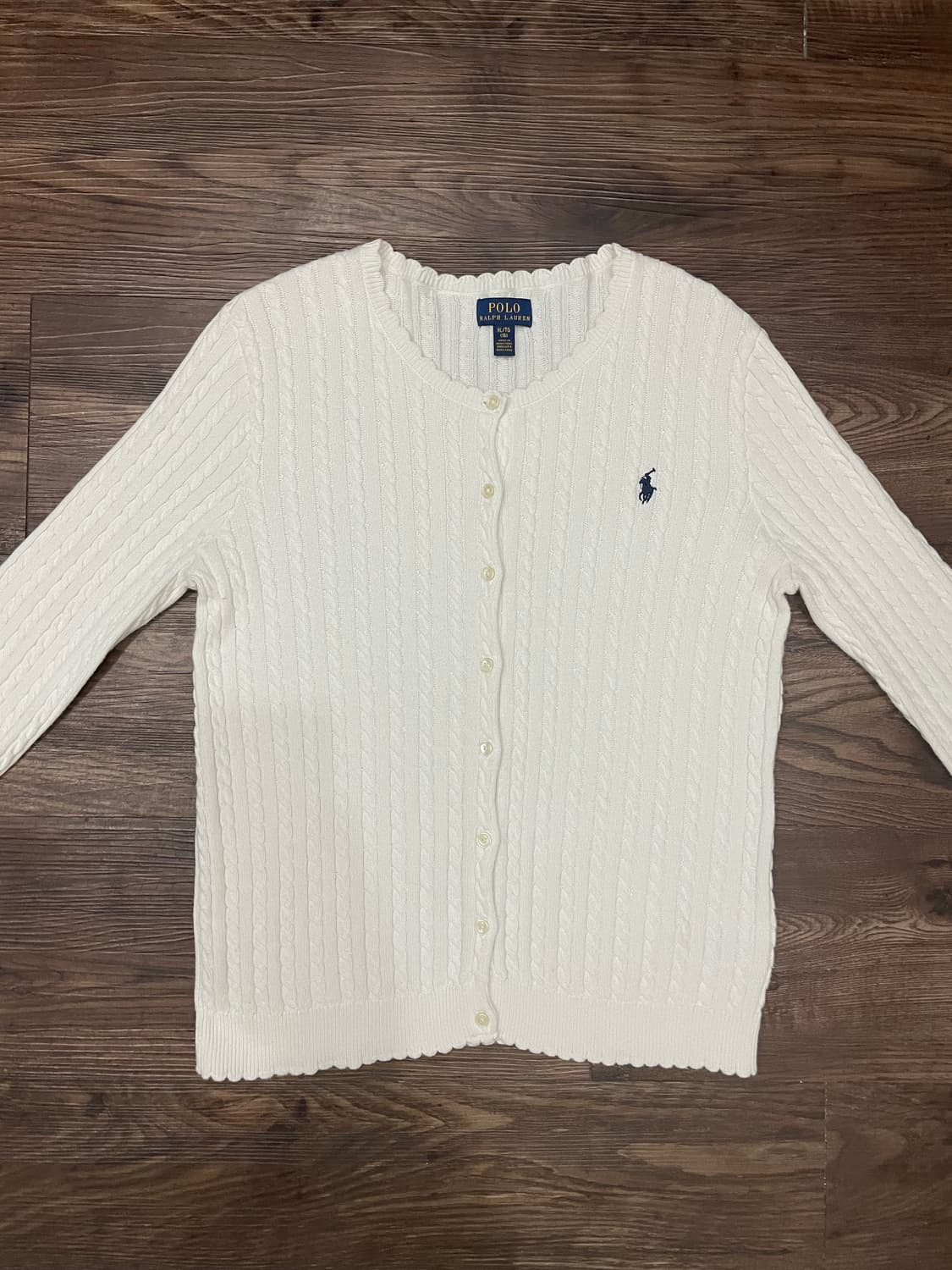 폴로 랄프로렌 케이블 코튼 니트 가디건  상품이미지2