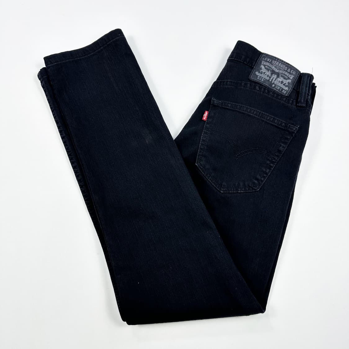 리바이스 511 오리지널 흑청 블랙진 데님 팬츠 (28인치) 상품이미지2