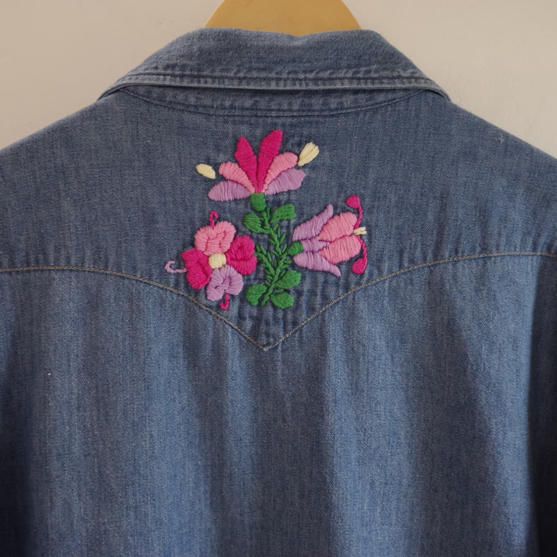 70's Ranchcraft Denim Western Shirt 상품이미지7