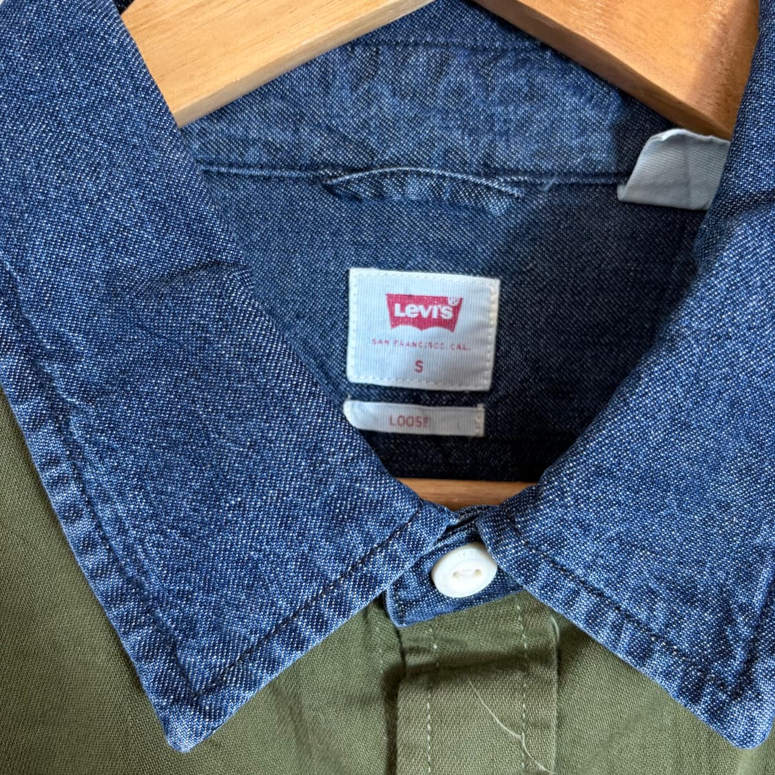 리바이스 japan 투톤데님 셔츠(S) 상품이미지4