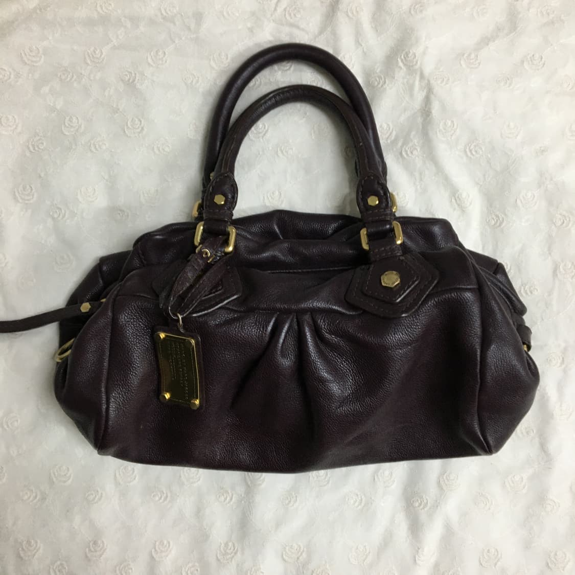 마크제이콥스 베이비 큐 가죽 토트백 가방 정품 퍼플 상품이미지2