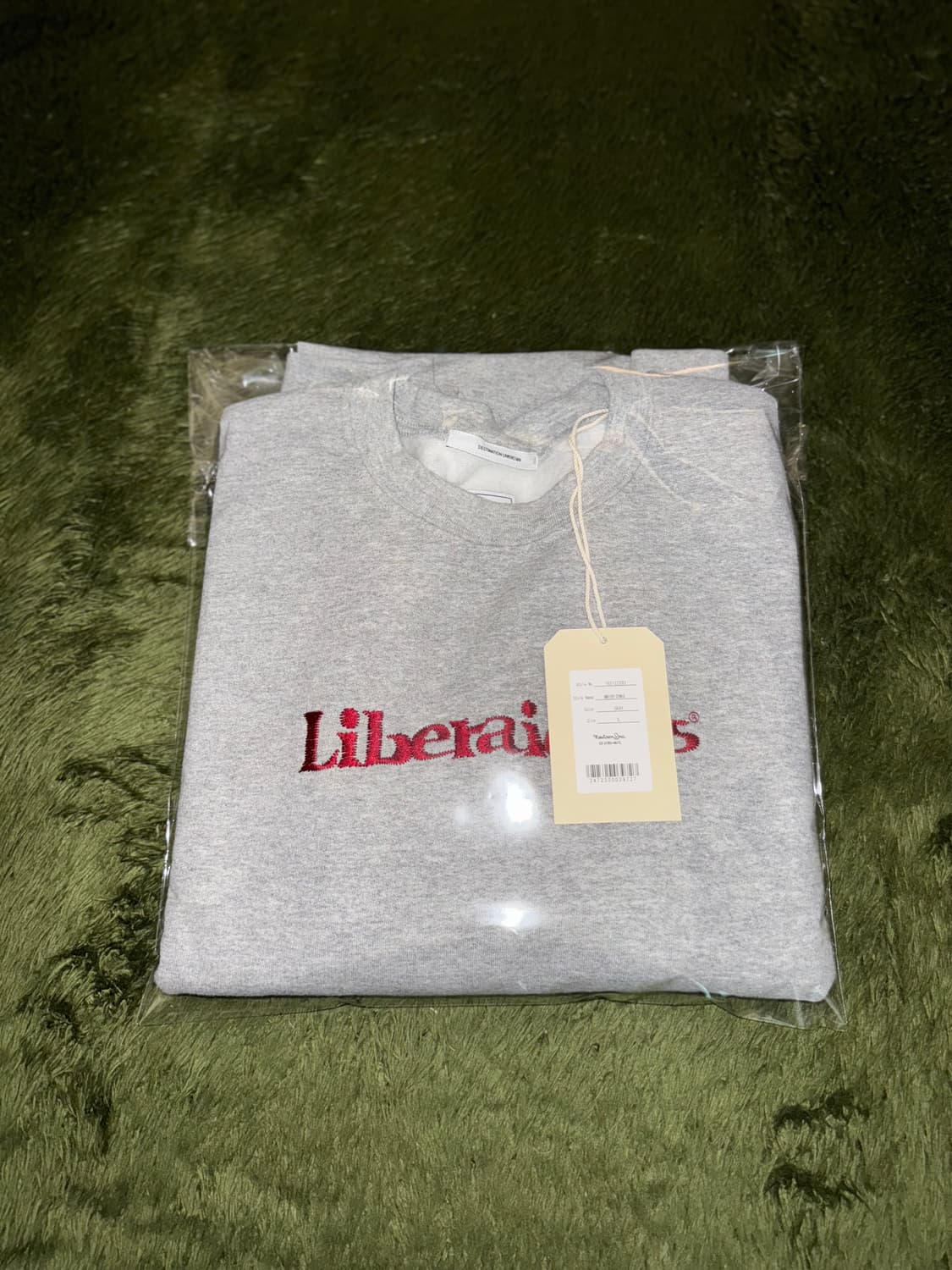 [S] Liberaiders 리버레이더스 50/50 스웻셔츠 그레이 상품이미지10