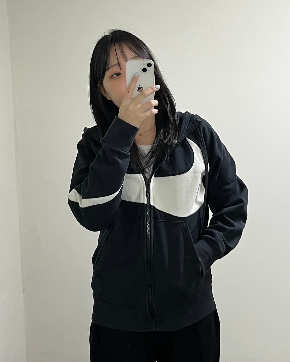 나이키 빅로고 후드집업 (남녀공용 상품이미지1