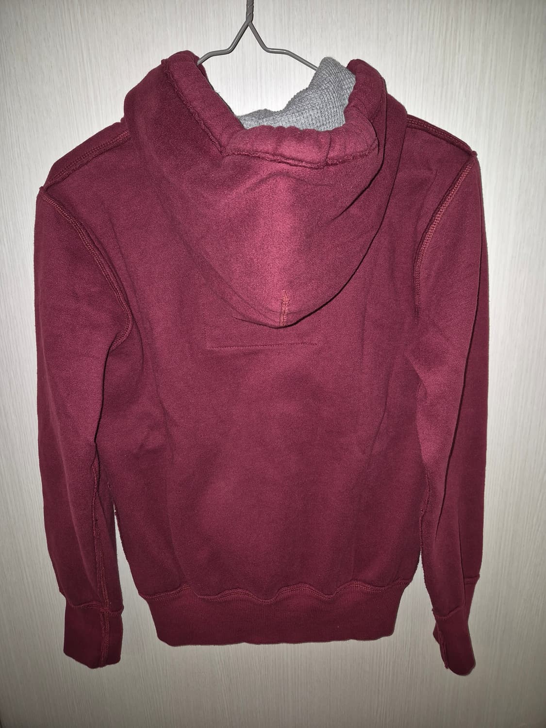 아베 버건디 연핑크 후드집업 M 상품이미지4