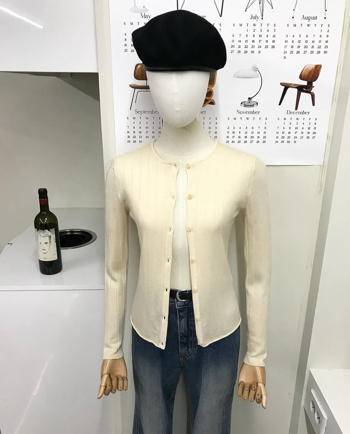 폴로 울 라운드 가디건 상품이미지7