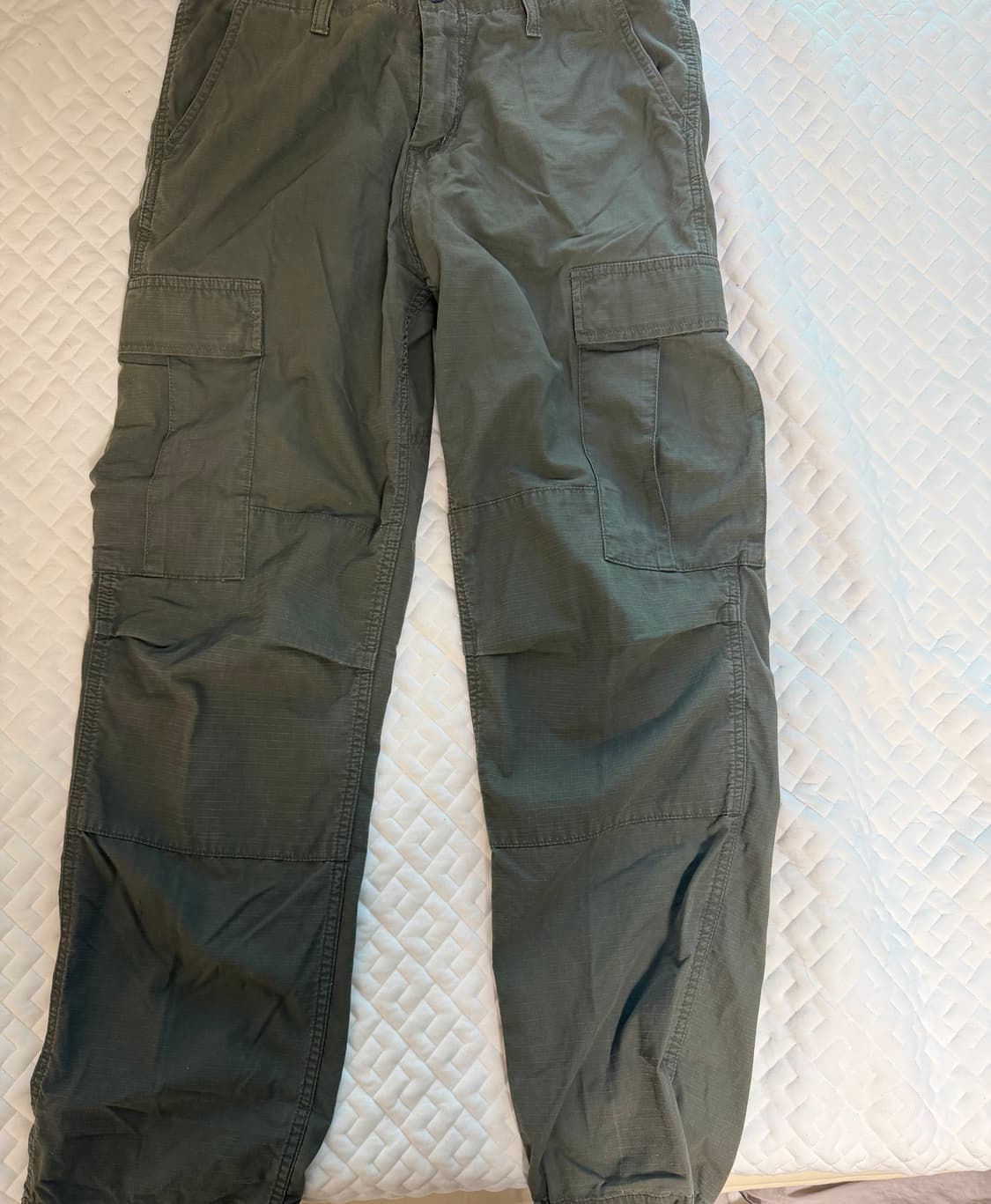 칼하트 레귤러 카고 팬츠 콜롬비아 사이프레스 린스드 상품이미지4