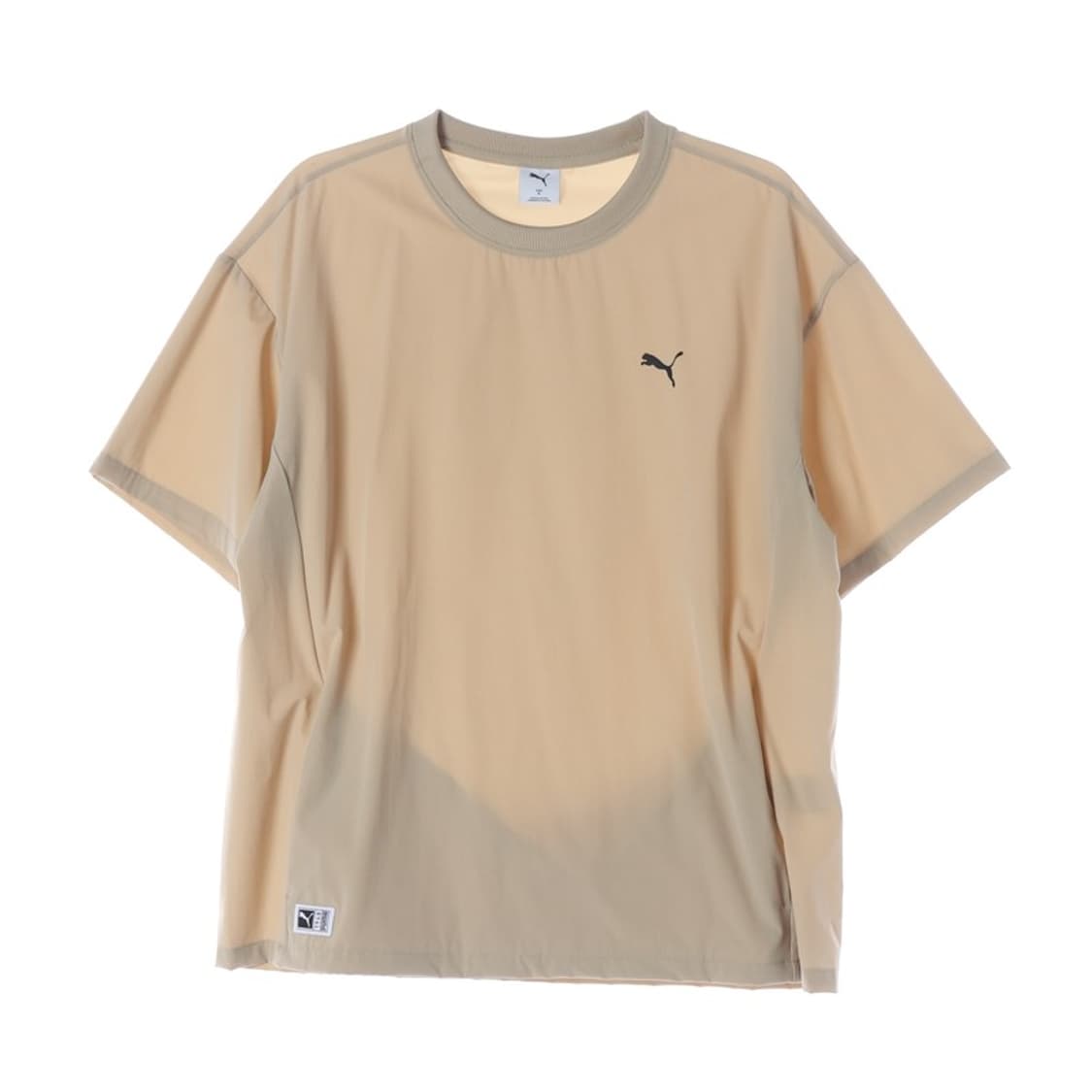 PUMA 우븐 스트레치 캣 로고 반팔 티셔츠 XL 상품이미지1