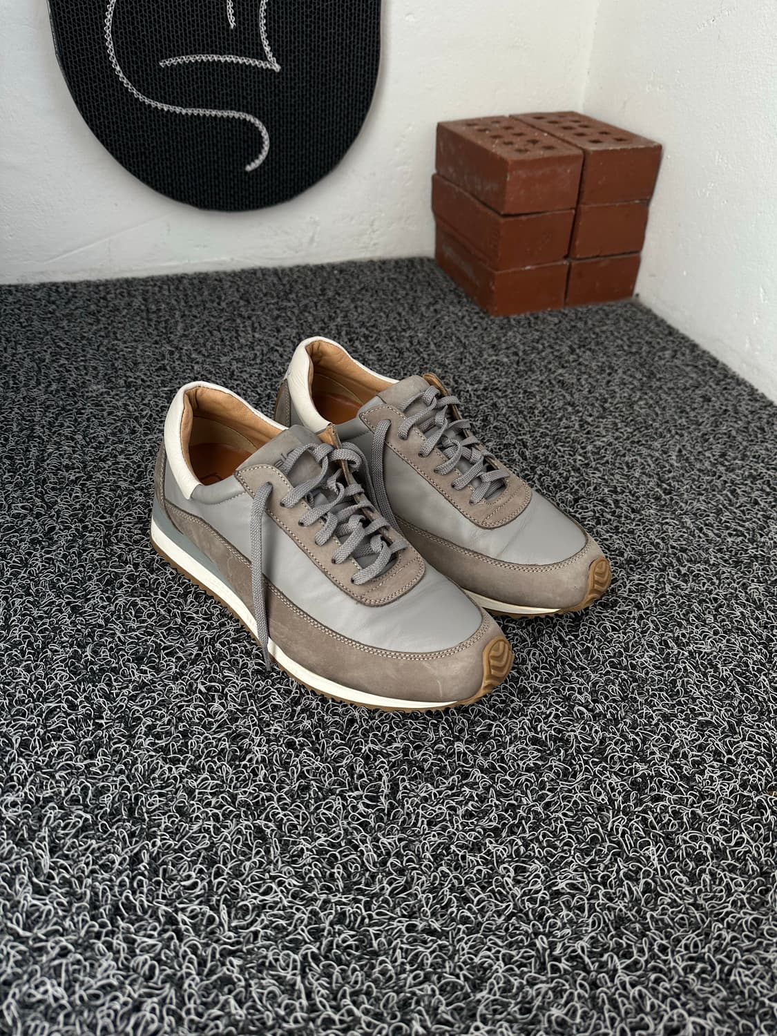 malo 남성 스니커즈 회색/갈색 265 상품이미지1