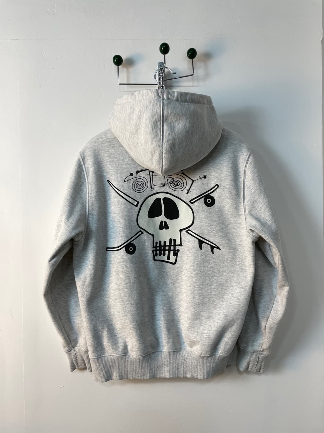 스투시 서프 스케이트 스컬 후드 상품이미지3