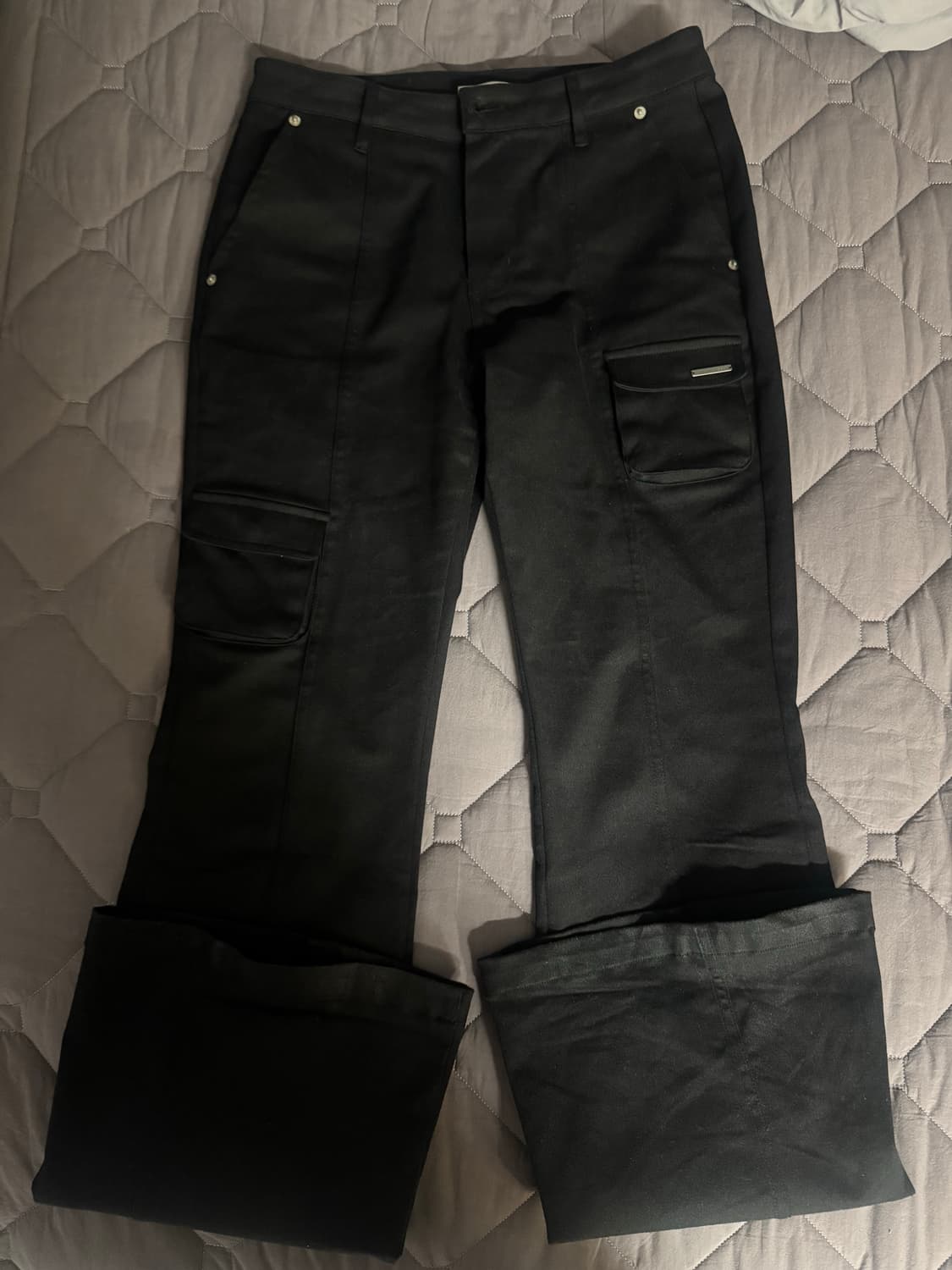 미세키서울 Line pocket cargo pants BLACK 3 상품이미지2