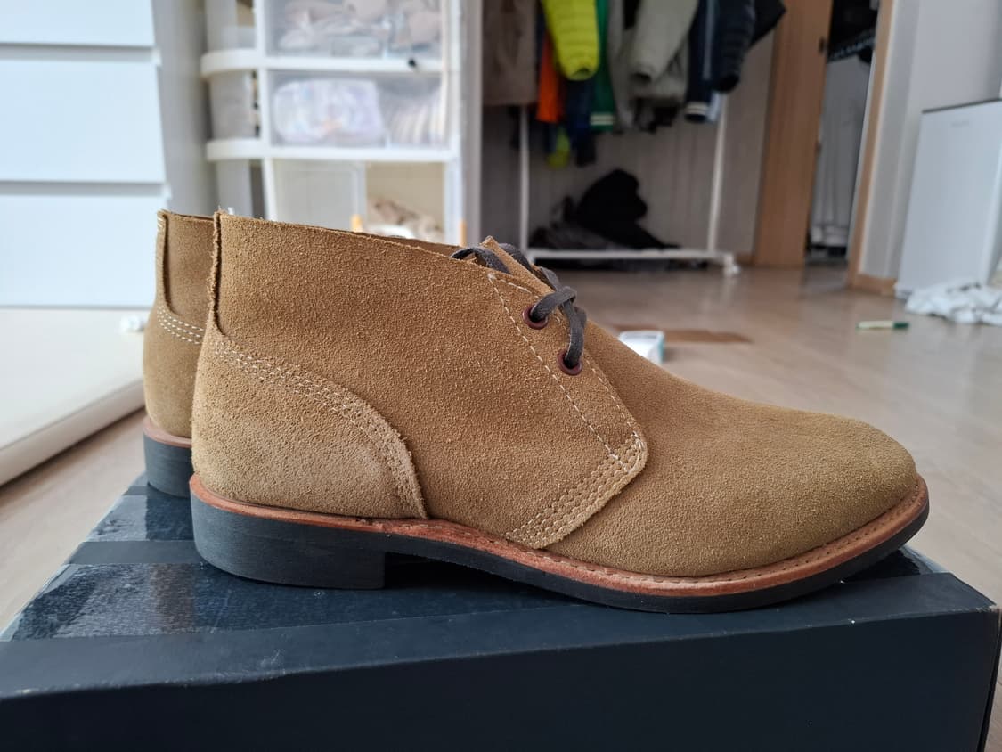 9D 더블알엘 powell 러프아웃 스웨이드 처카 부츠 샌드 베이지 상품이미지1