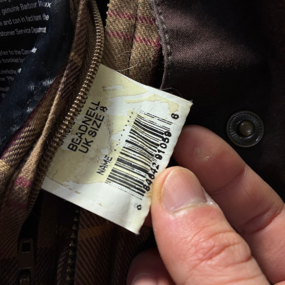 Barbour  바버 비데일 왁스 브라운 자켓  상품이미지7