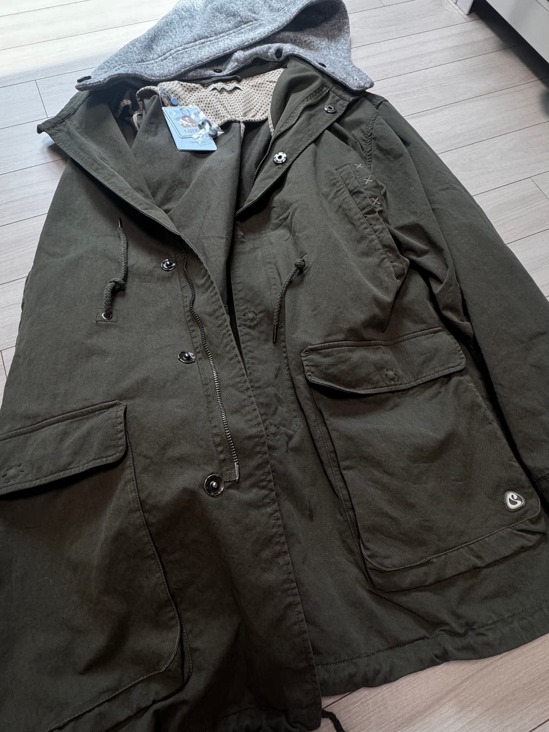 코이세이오 야상 밀리터리 자켓 머드 카키 상품이미지3