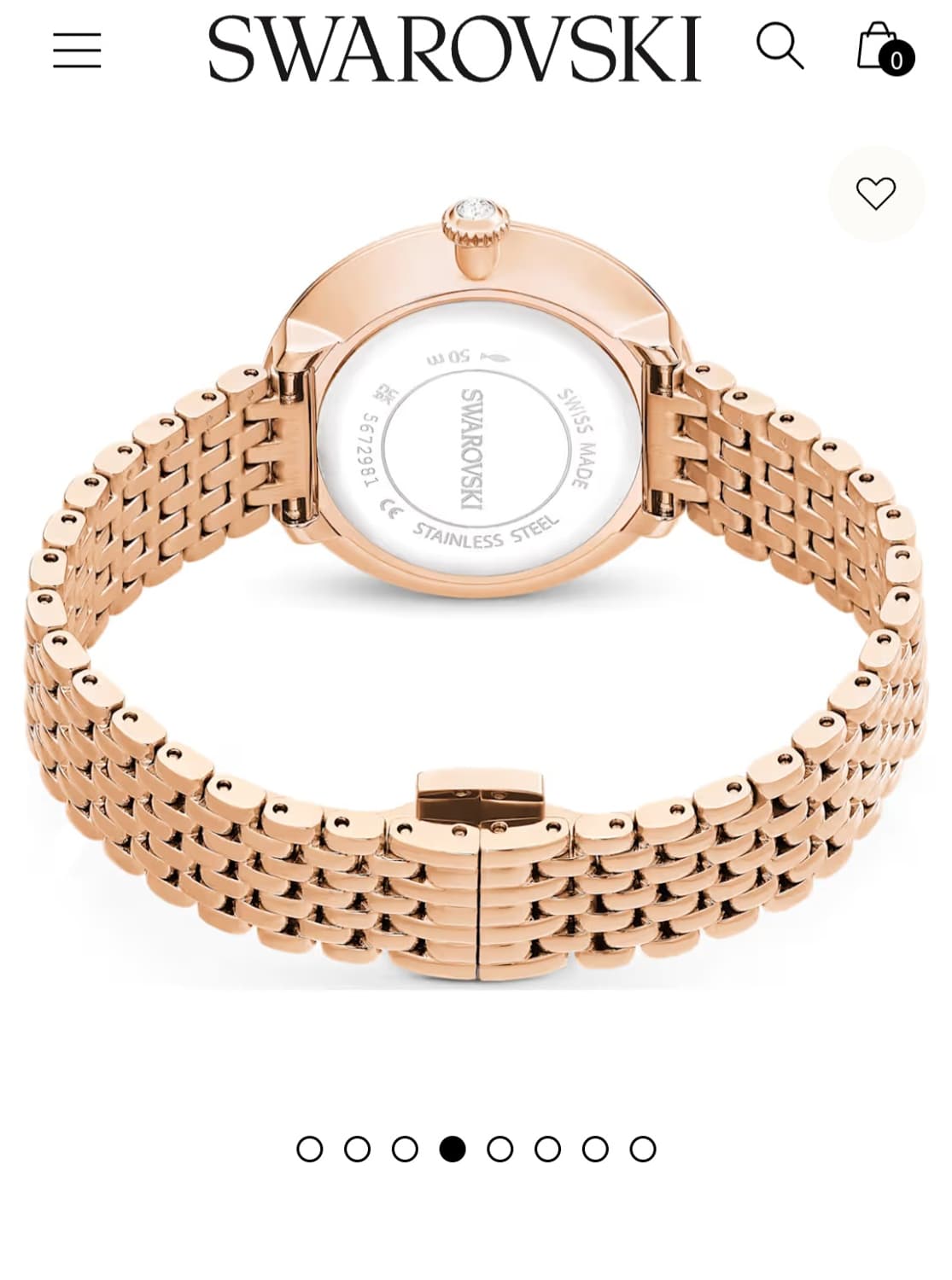 정가58만~새제품)스와로브스키 매트릭스 시계 정품 상품이미지5