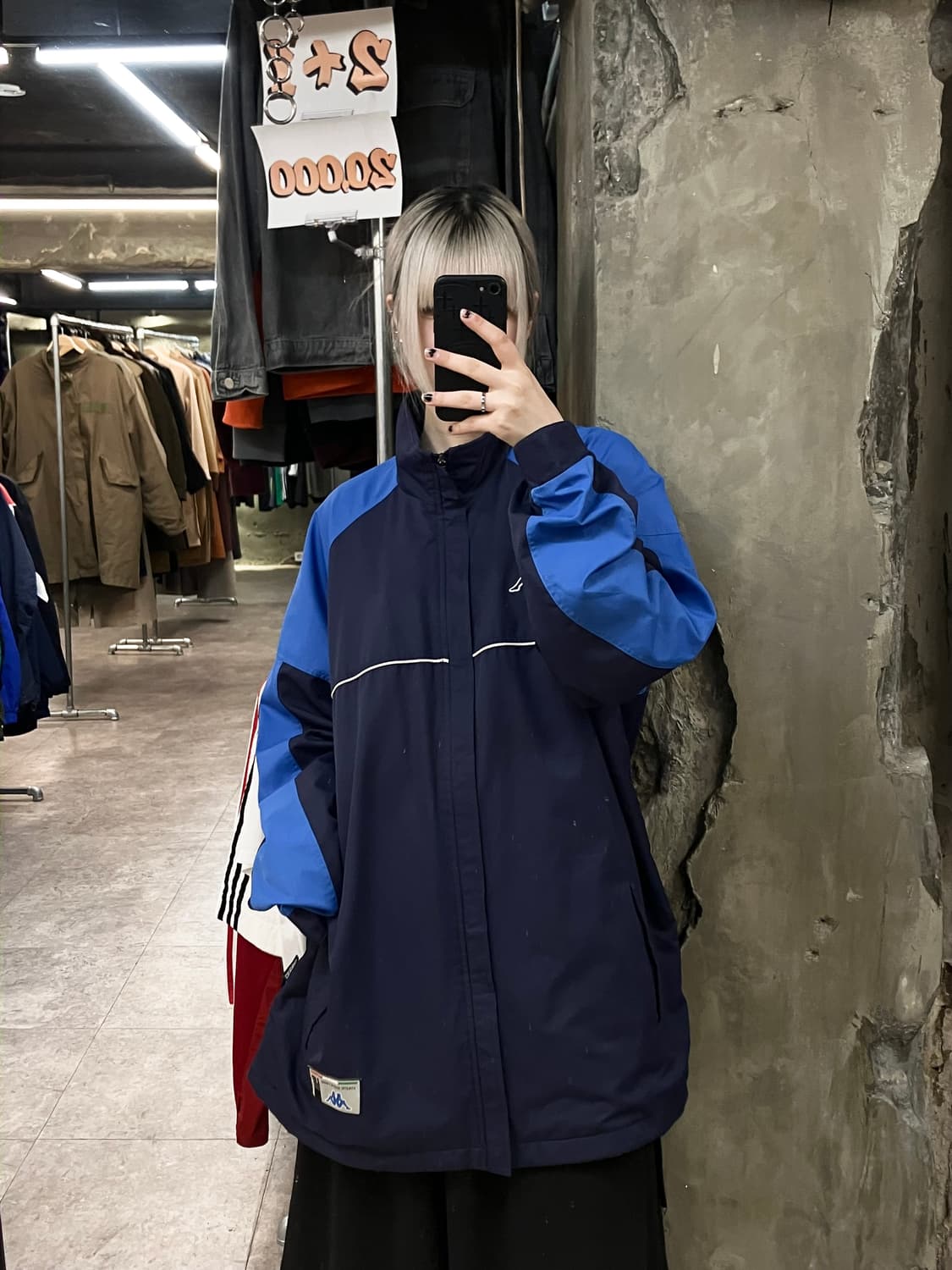 카파 바람막이 점퍼 네이비 #csz2916 상품이미지2